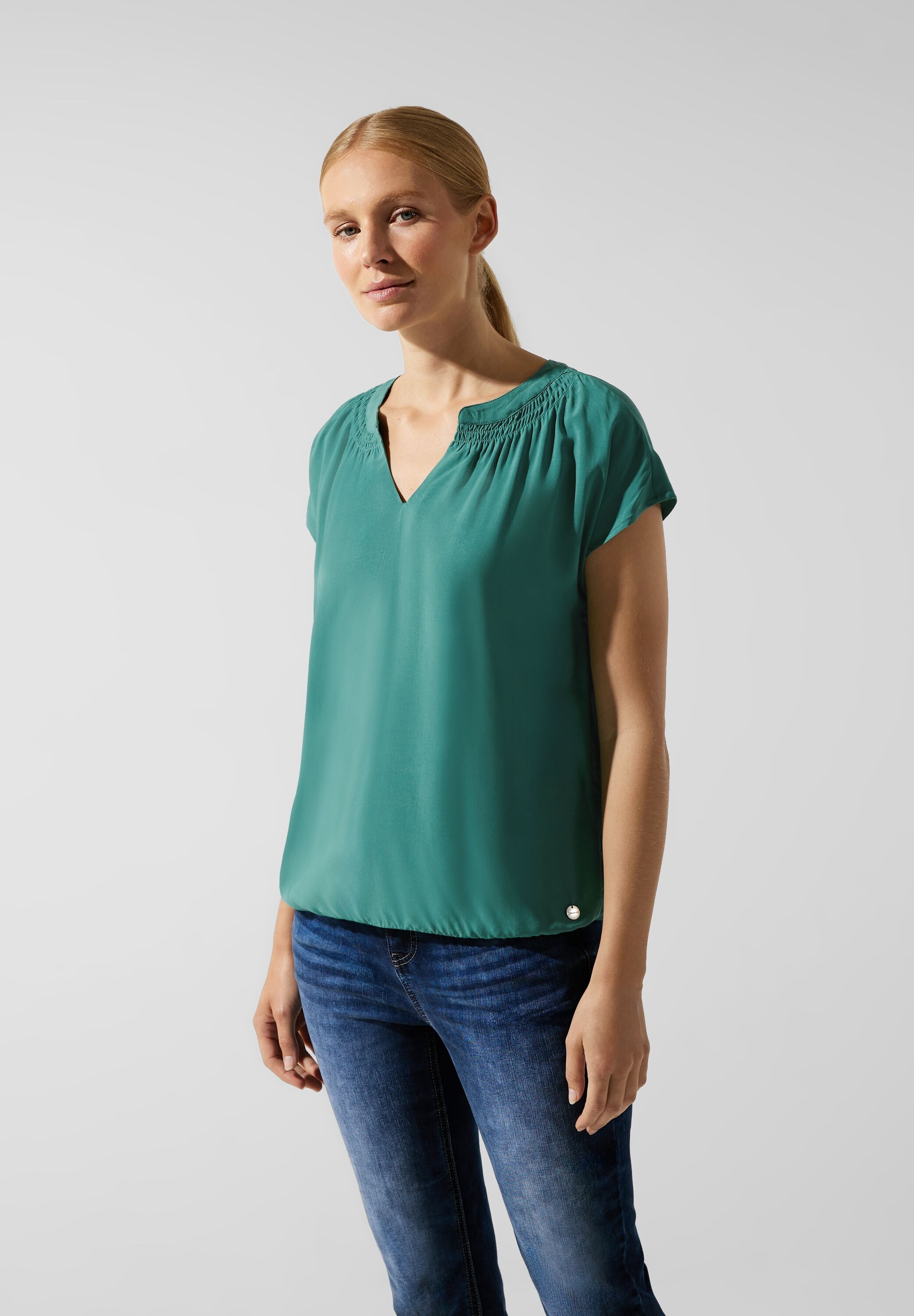 STREET ONE Shirtbluse, mit Raffung