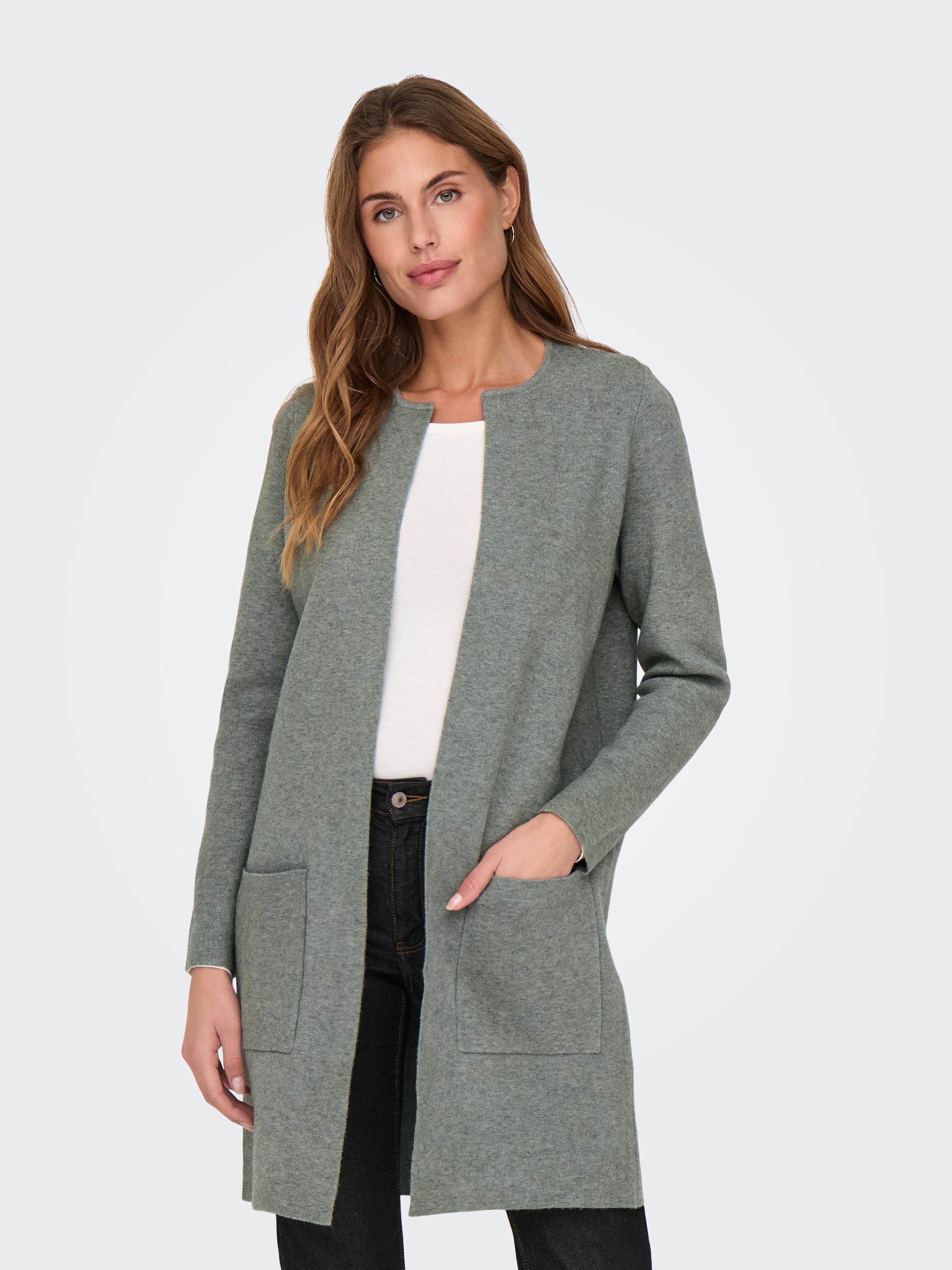 ONLY Strickjacke "ONLRIVER L/S LONG CARDIGAN KNT NOOS" günstig online kaufen