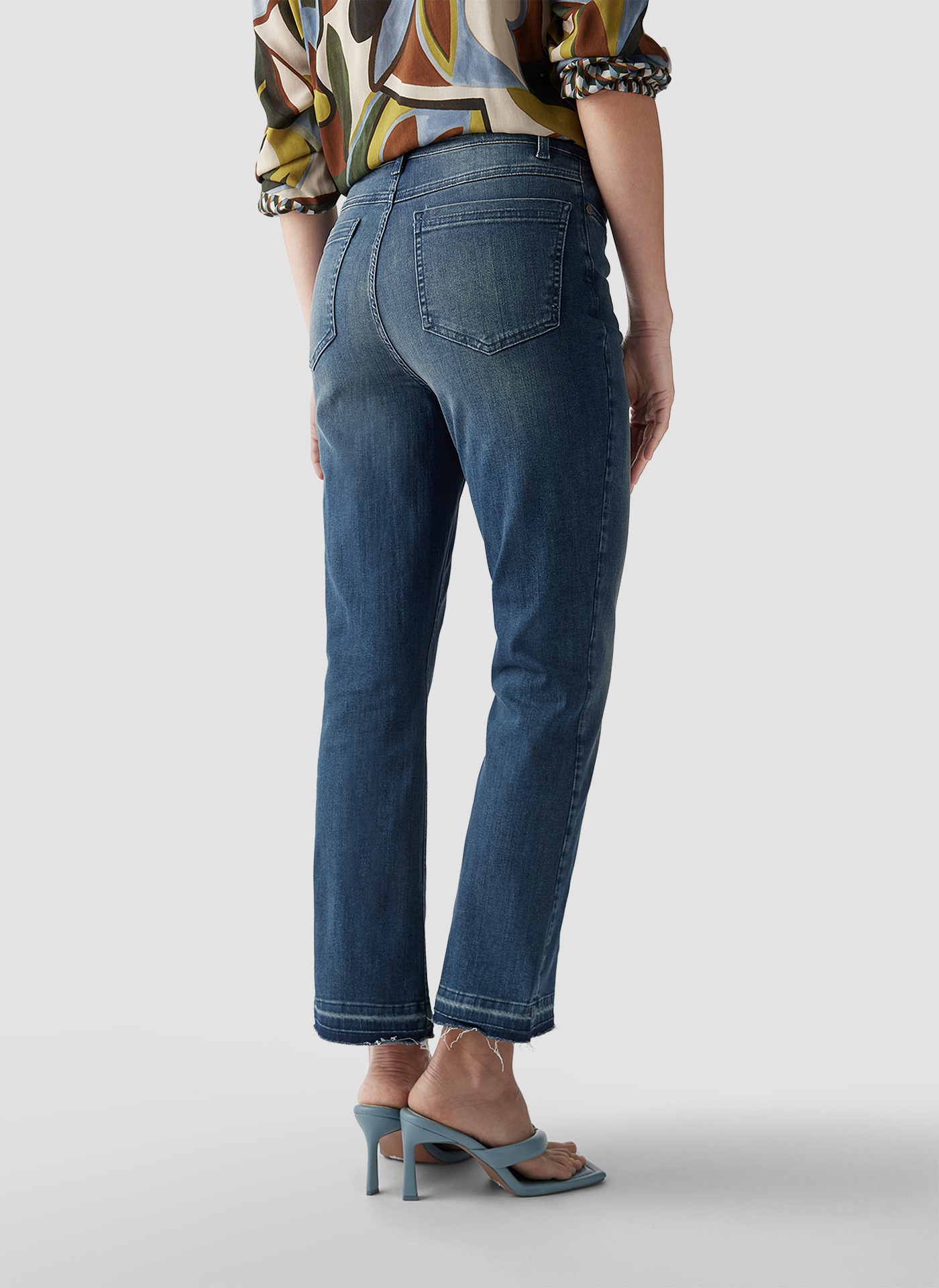 LeComte Jerseyhose »LeComte Klassische Jeans mit Ausgestelltem Bein für Damen«