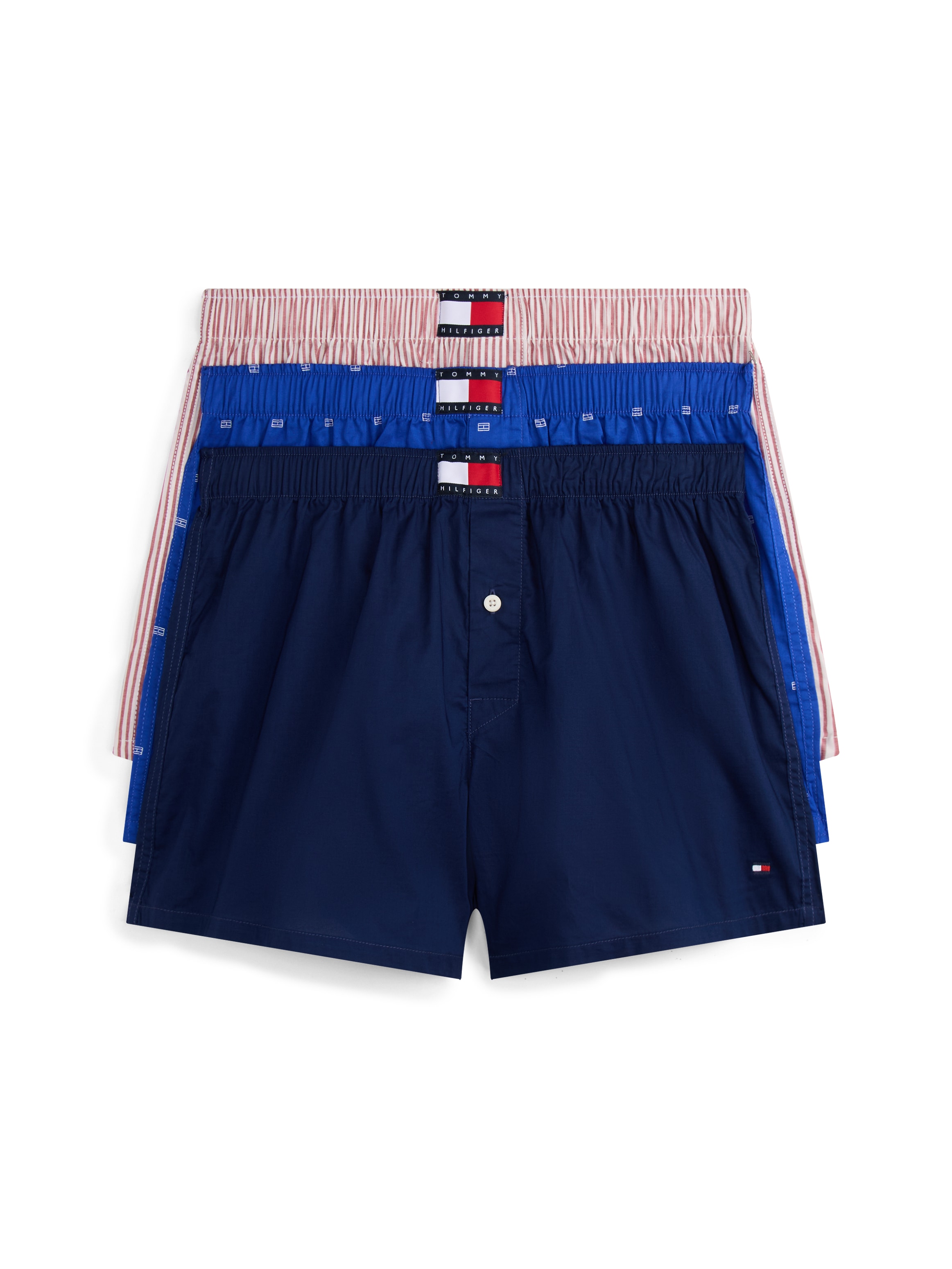 Tommy Hilfiger Underwear Webboxer "3P WOVEN BOXER PRINT", 3 Stk. mit Print günstig online kaufen