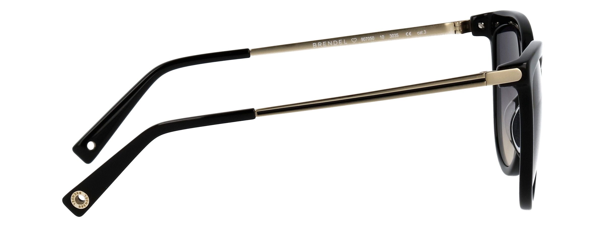 BRENDEL eyewear Sonnenbrille »Modell 907050« Form Feminin, Logoschriftzug auf Bügel, Kombifassung