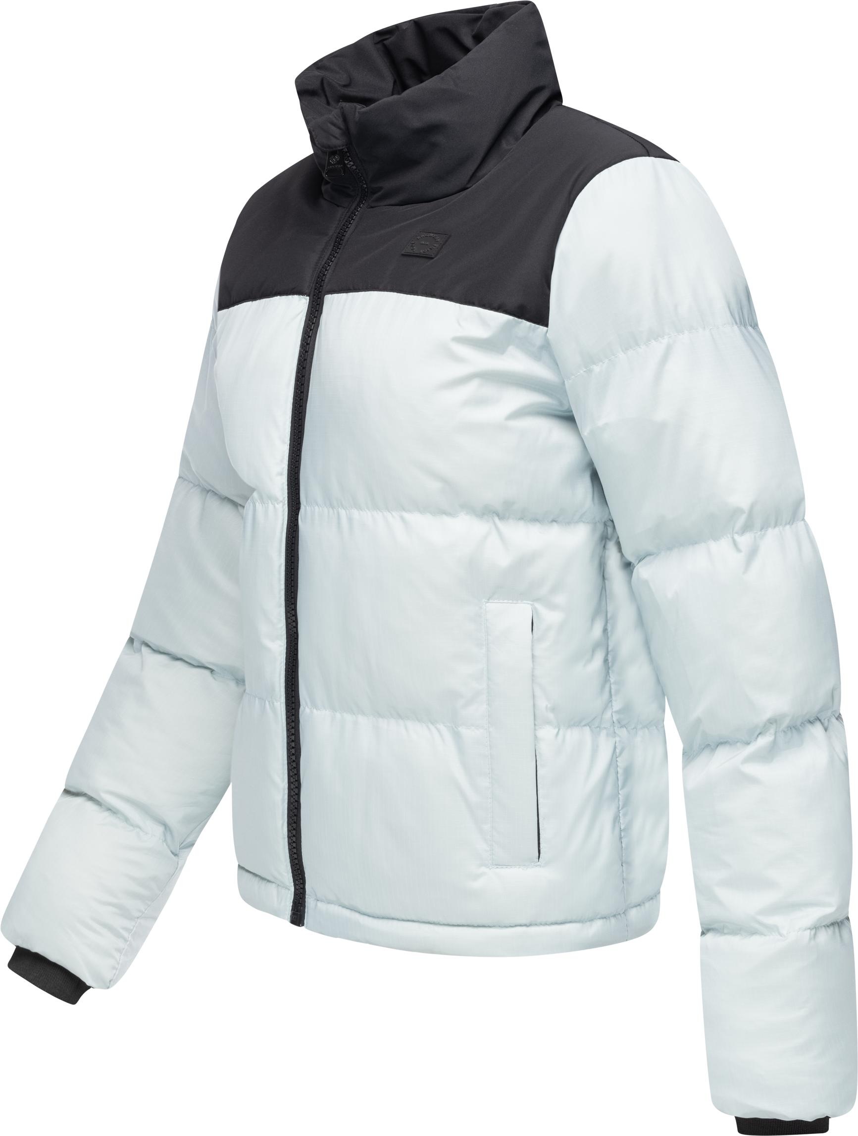 Ragwear Steppjacke »Serah«, ohne Kapuze, stylische Damen Winterjacke im Colourblocking-Design