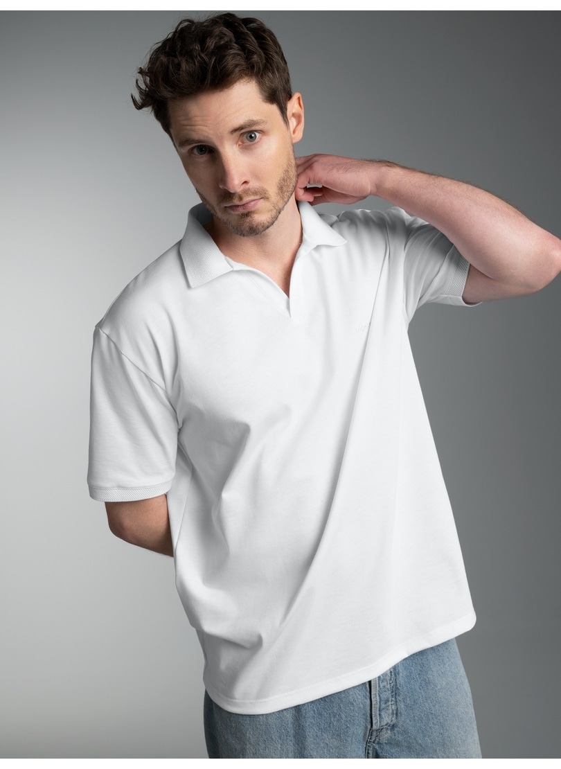 Trigema "TRIGEMA Poloshirt DELUXE ohne Knopfleiste" 1