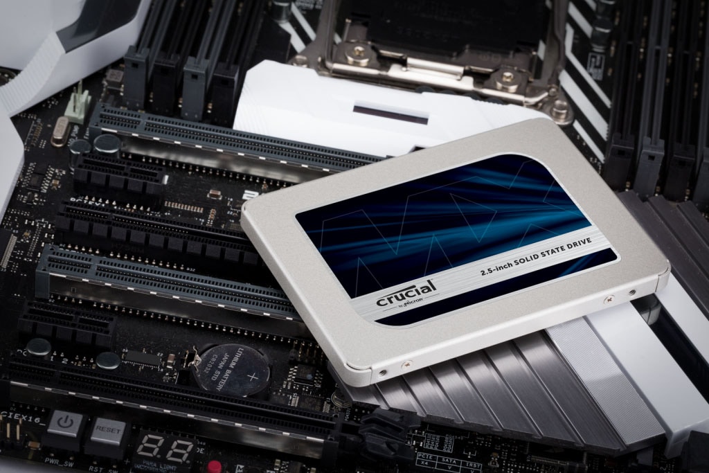 Crucial interne SSD »MX500 500 GB«, 2.5 Zoll, Anschluss SATA III