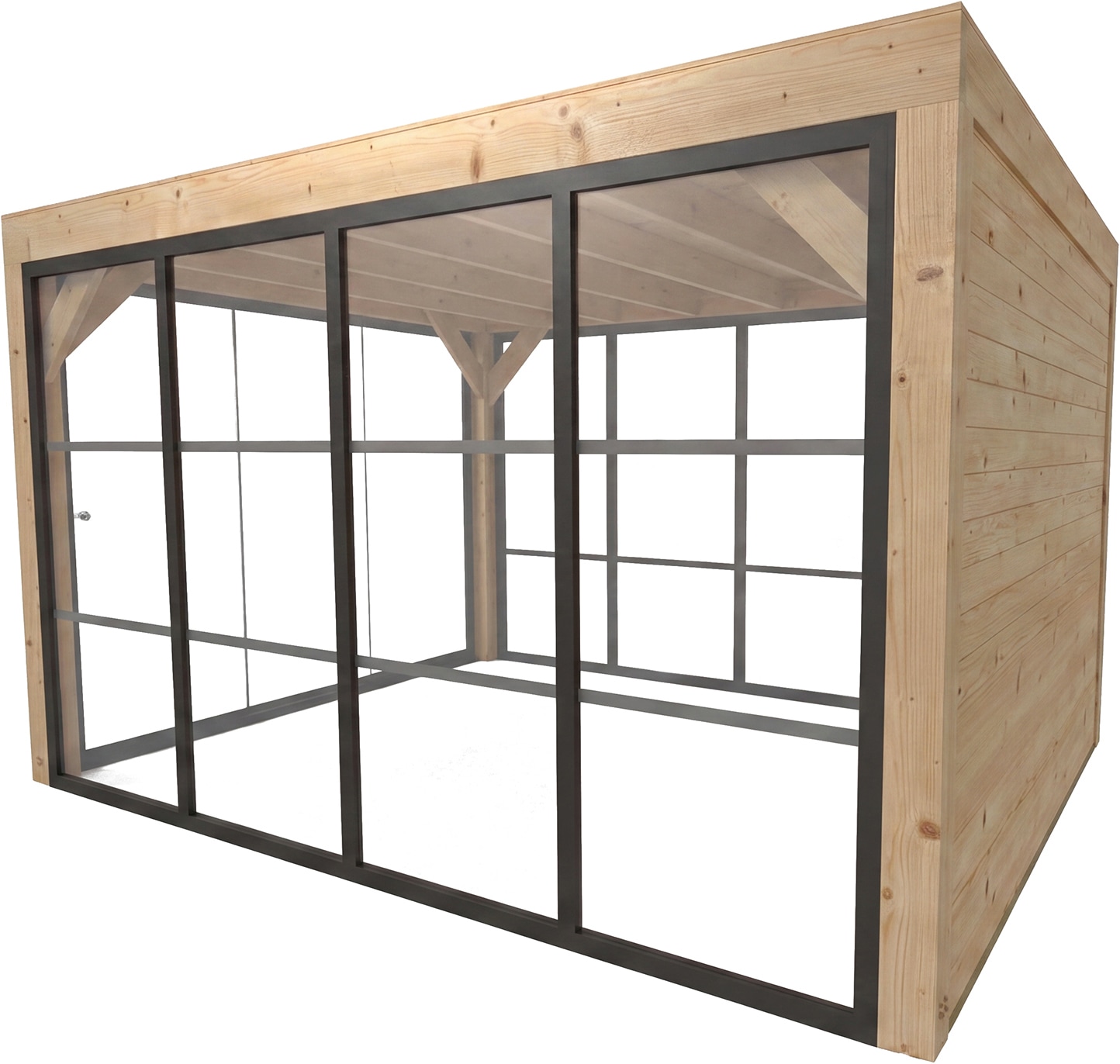 weka Holzpavillon »Lumley Lauben-Set Gr. 2.4« BxTxH: 307x399x245 cm