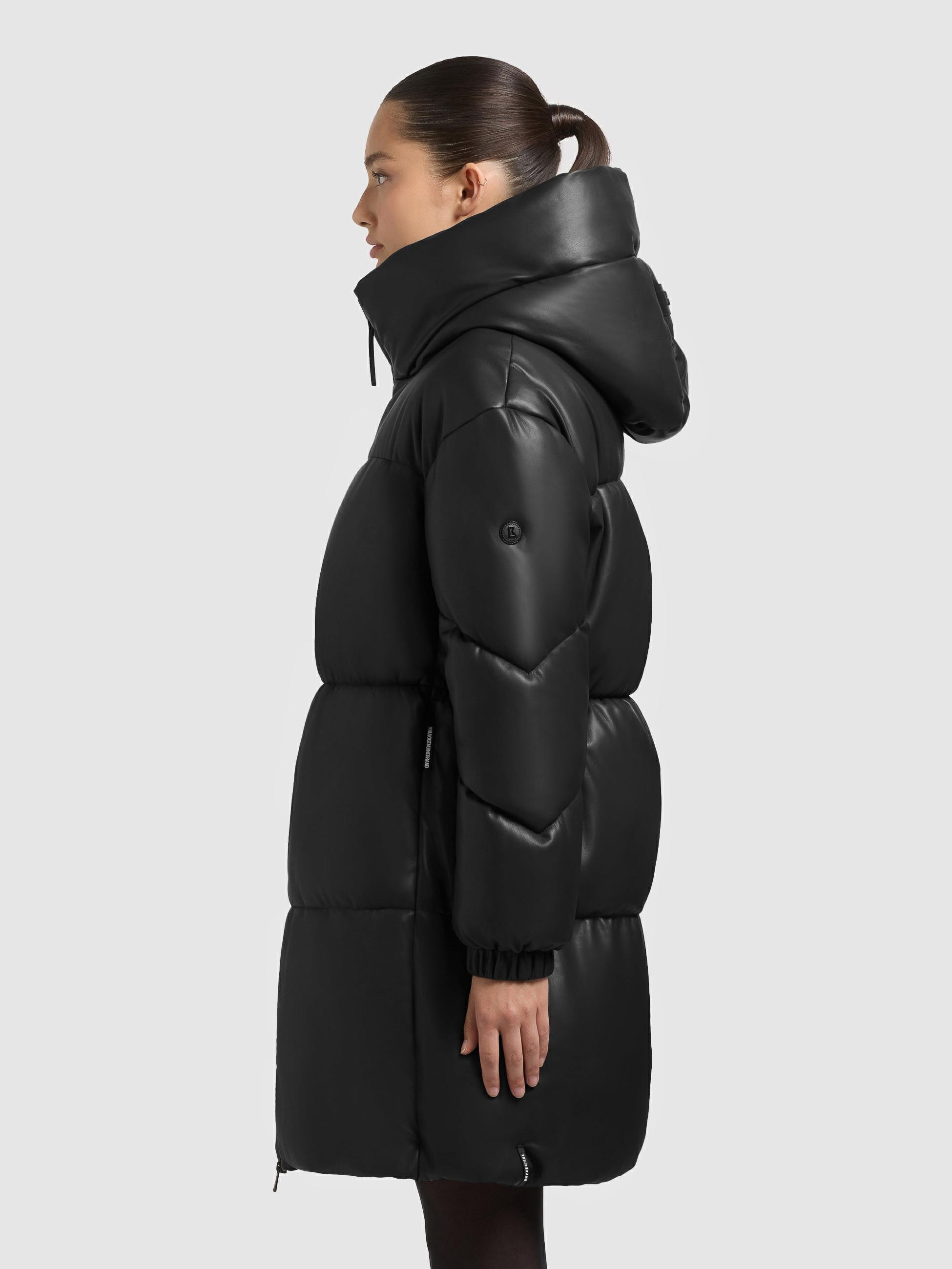 khujo Wintermantel »Lorsa« Winter Steppjacke mit Kapuze