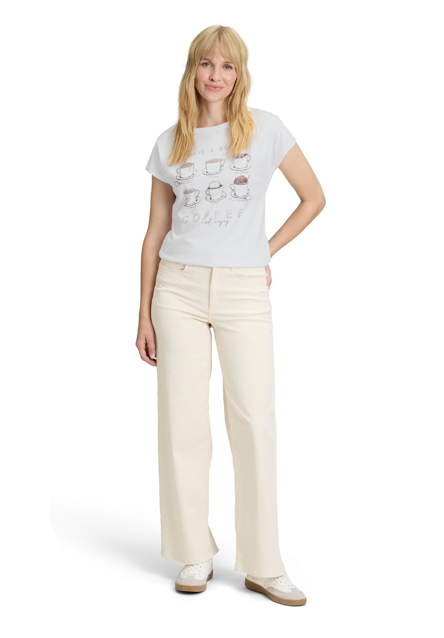 Betty Barclay Kurzarmshirt »Betty Barclay Damen Casual-Shirt mit Aufdruck«, (1 tlg.)