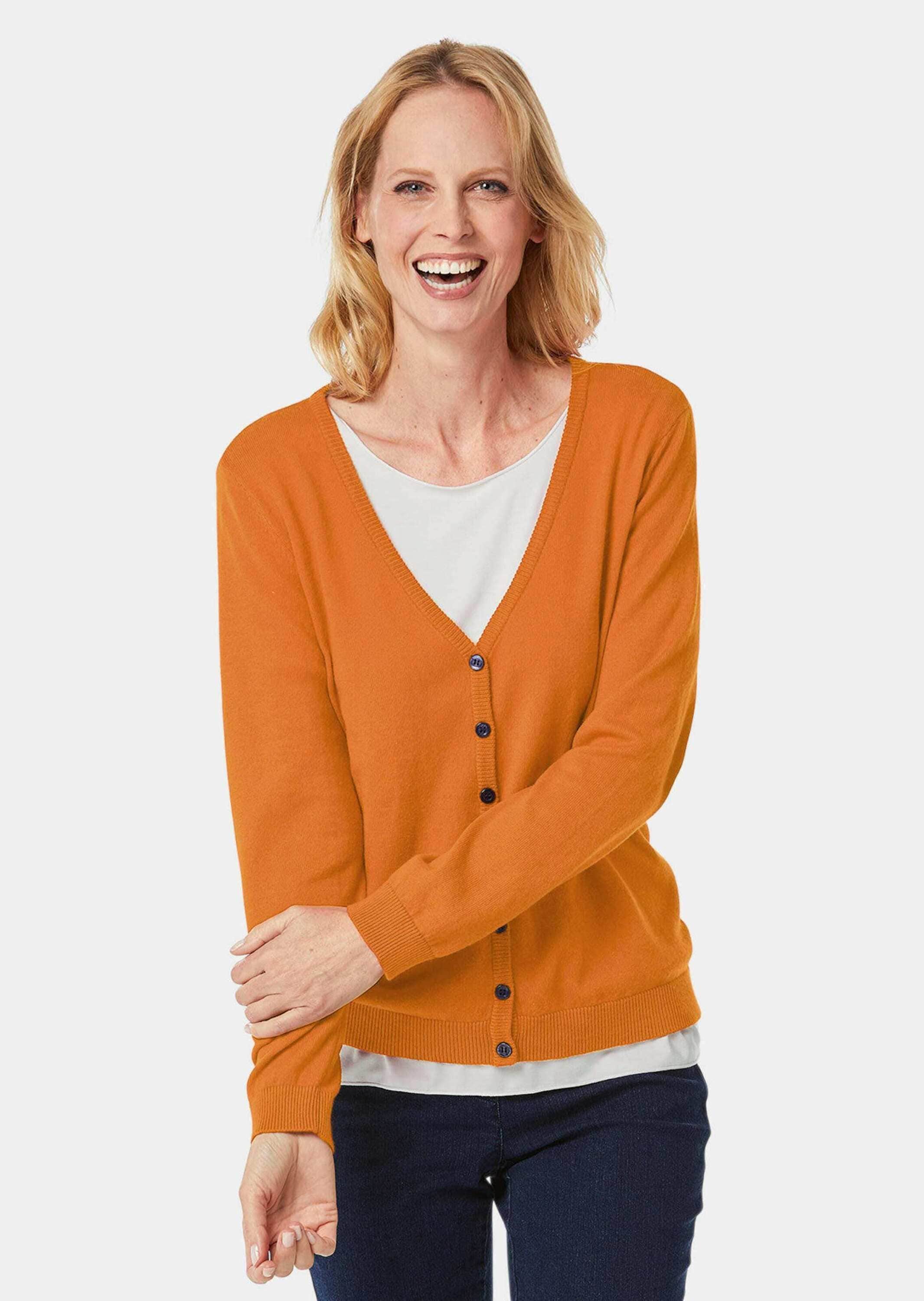 GOLDNER Strickjacke »Strickjacke Hochwertige Strickjacke in zeitloser Optik«