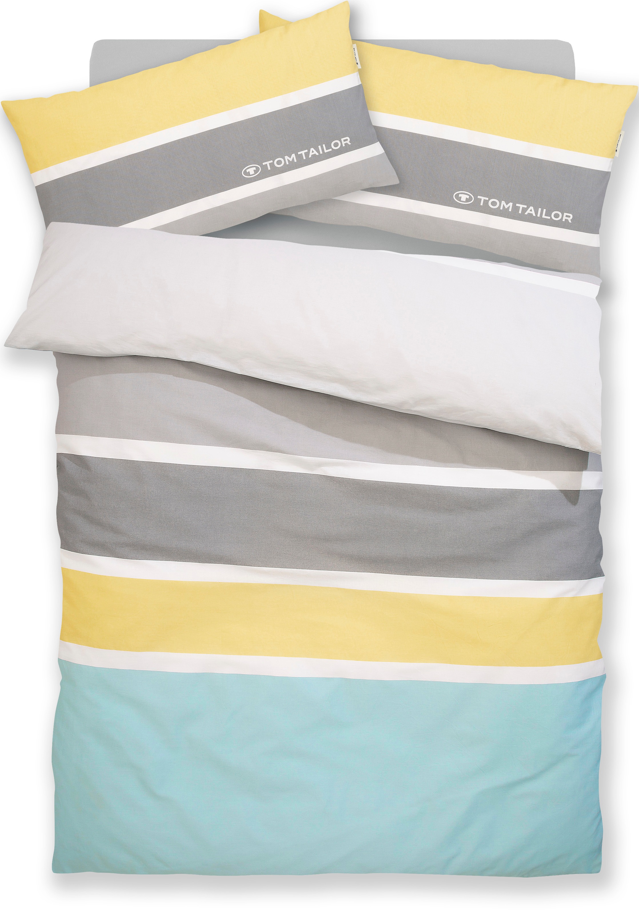 TOM TAILOR HOME Bettwäsche "Felix in Gr. 135x200 oder 155x220 cm" 3 Stk. tl günstig online kaufen