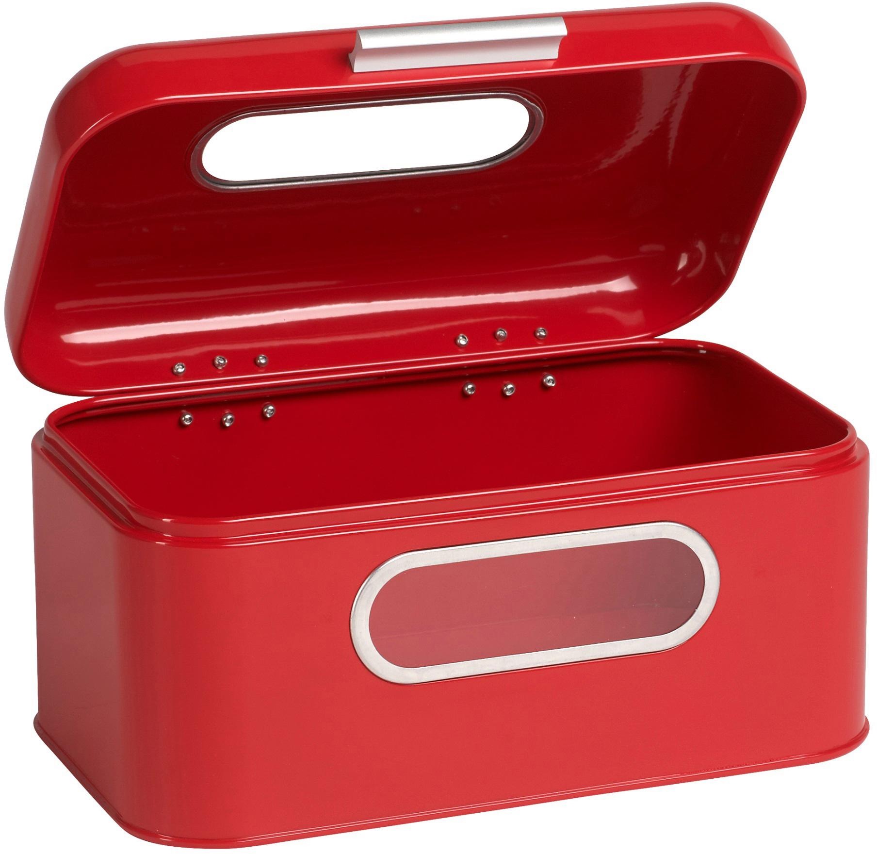 ECHTWERK Brotkasten "Retro" Brotaufbewahrung, Brotbox mit zwei praktischen Sichtfenstern, small
