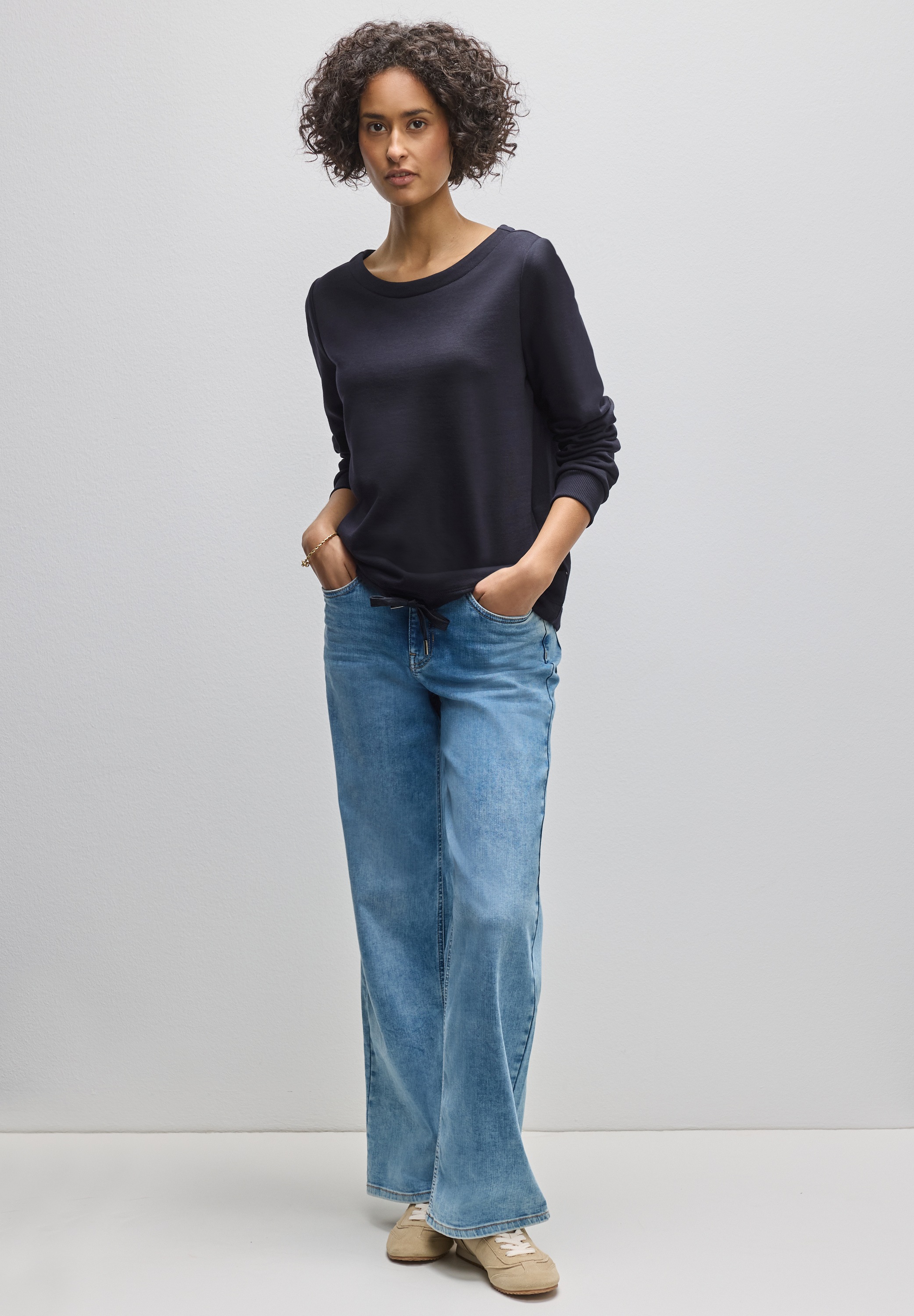 Thumbnail - STREET ONE Sweatshirt, im soften Baumwoll-Mix