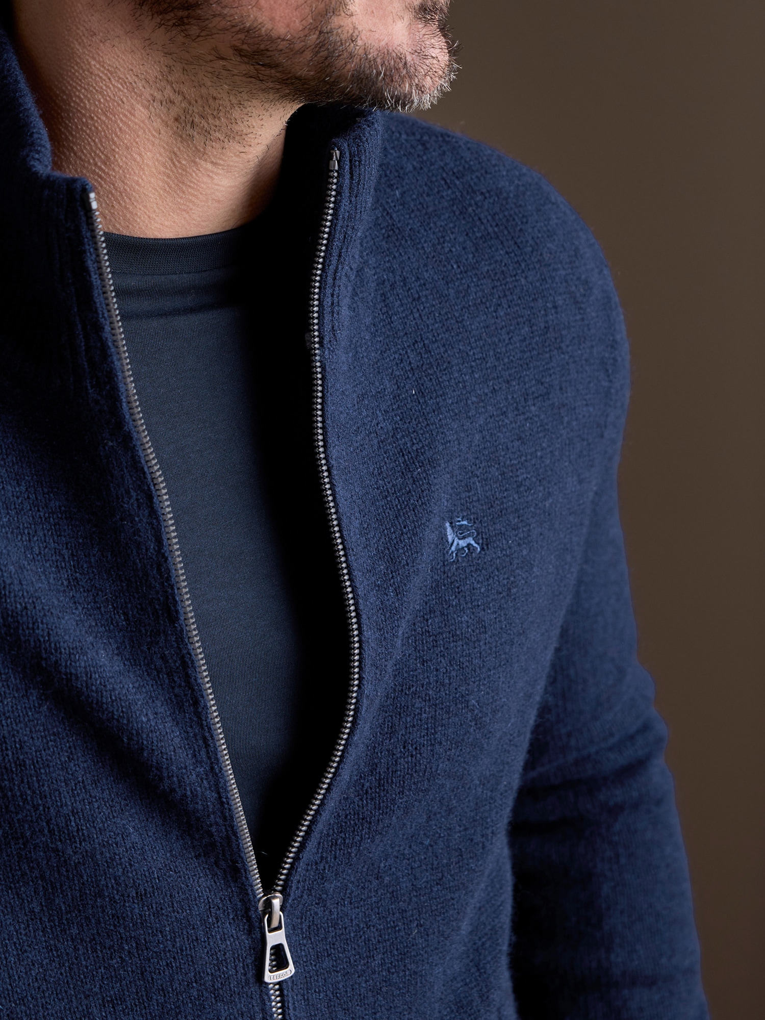 LERROS Strickpullover »LERROS Strickjacke aus Woll-Kaschmir-Mix, stilvoll und lässig«