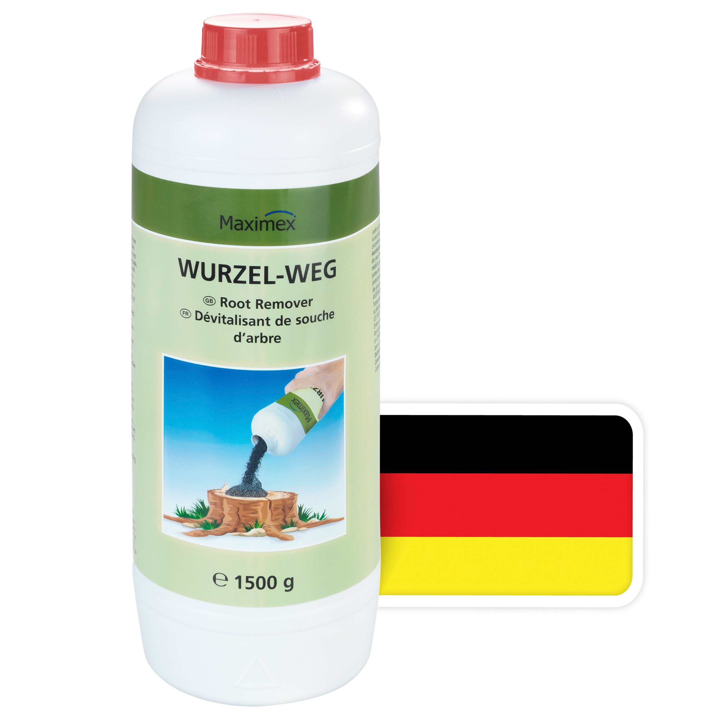 Maximex Unkrautbekämpfungsmittel "Wurzel-weg", 1500 g Granulat günstig online kaufen