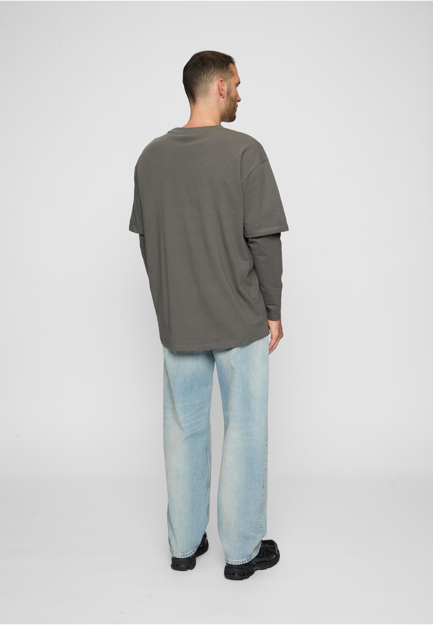 URBAN CLASSICS T-Shirt »Urban Classics Herren Oversized Shaped Double Layer LS Tee«