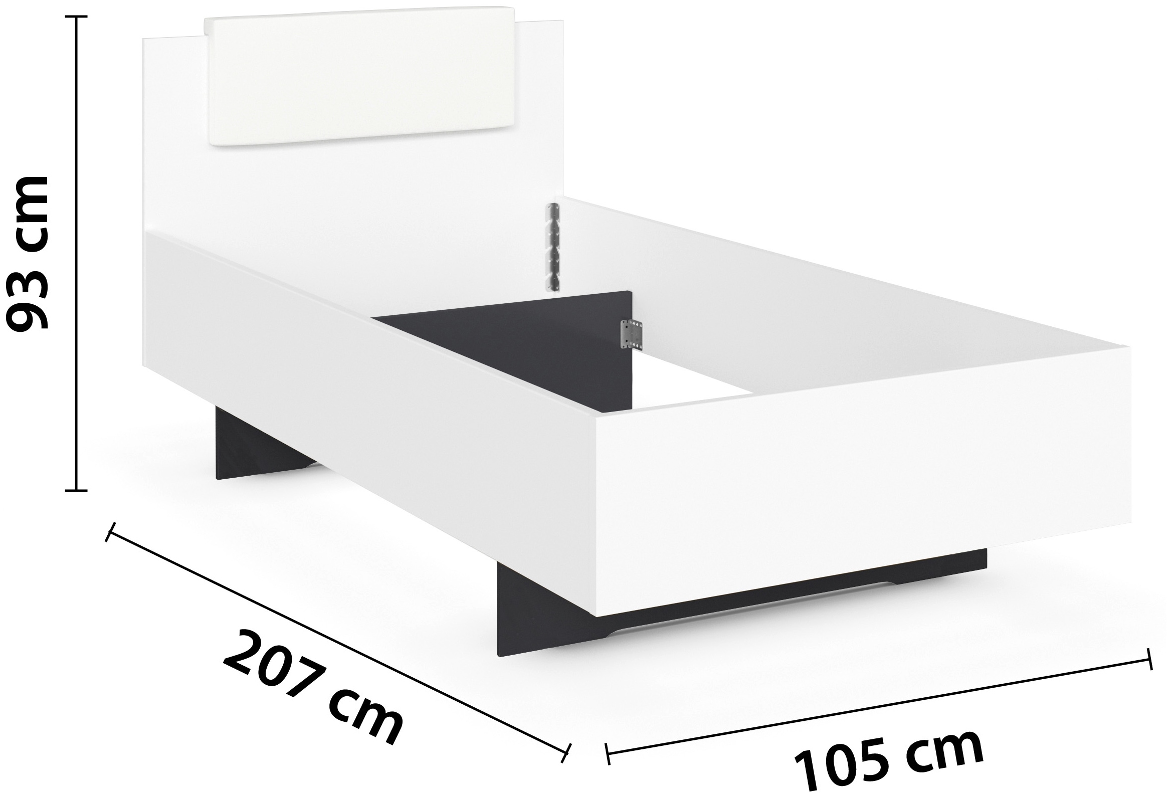 rauch Schlafzimmer-Set »Komplettzimmer Komplettschlafzimmer Schlafzimmer-Set (3-St.) MAIKA« Set, 3 Stk. tlg. Schrank 3 Breiten, 2 Höhen, Bett 100 cm,  Nachttisch MADE IN GERMANY