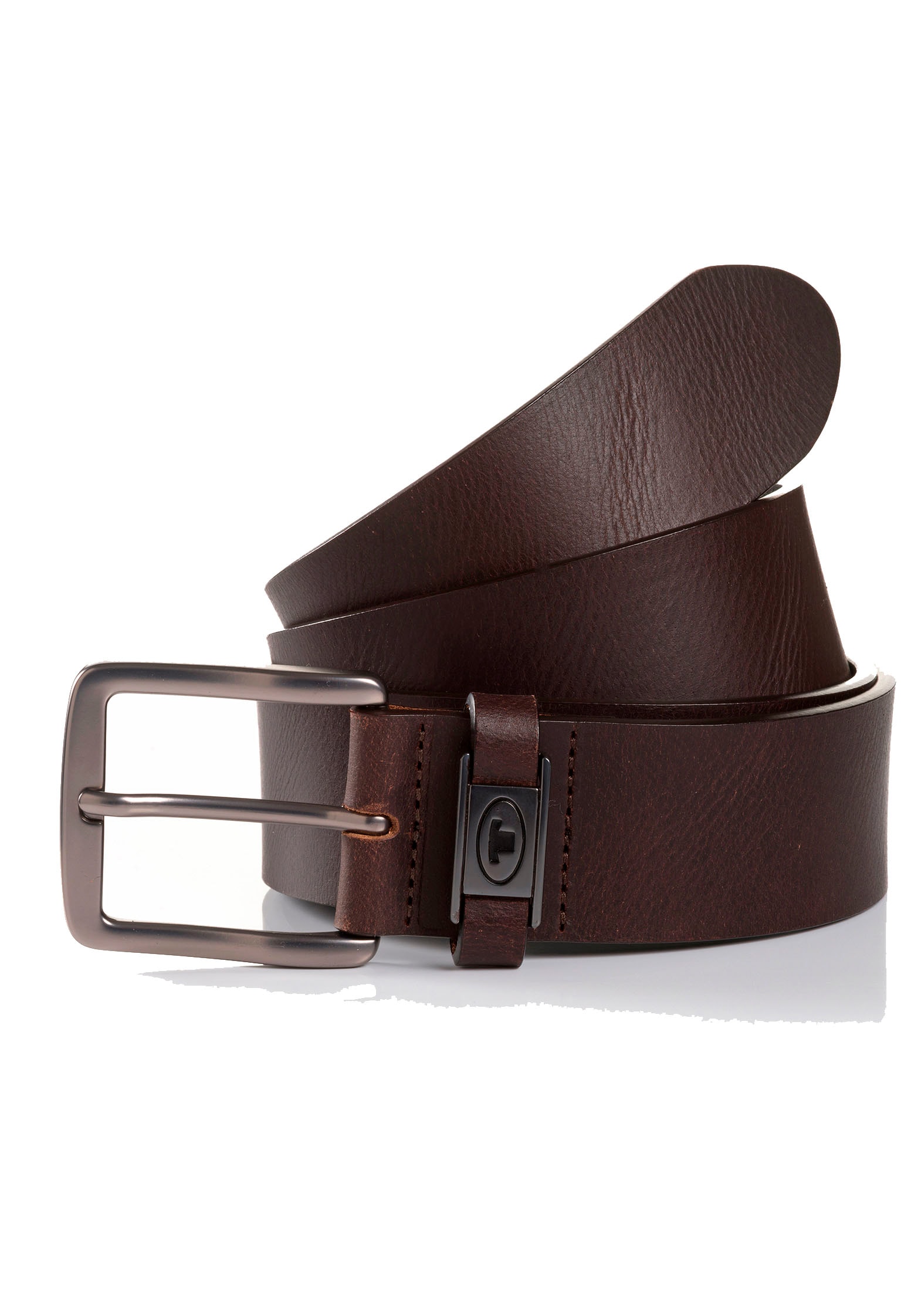 TOM TAILOR Ledergürtel "TTJULIAN", 4 cm breiter Herrengürtel, ideal zu Jean günstig online kaufen