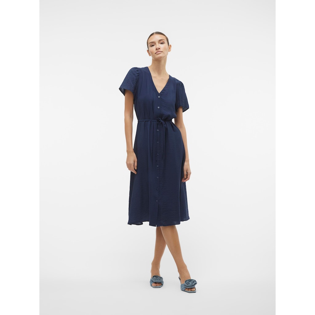 Vero Moda Minikleid »VMJOSIE SS CALF SHIRT DRESS WVN GA«