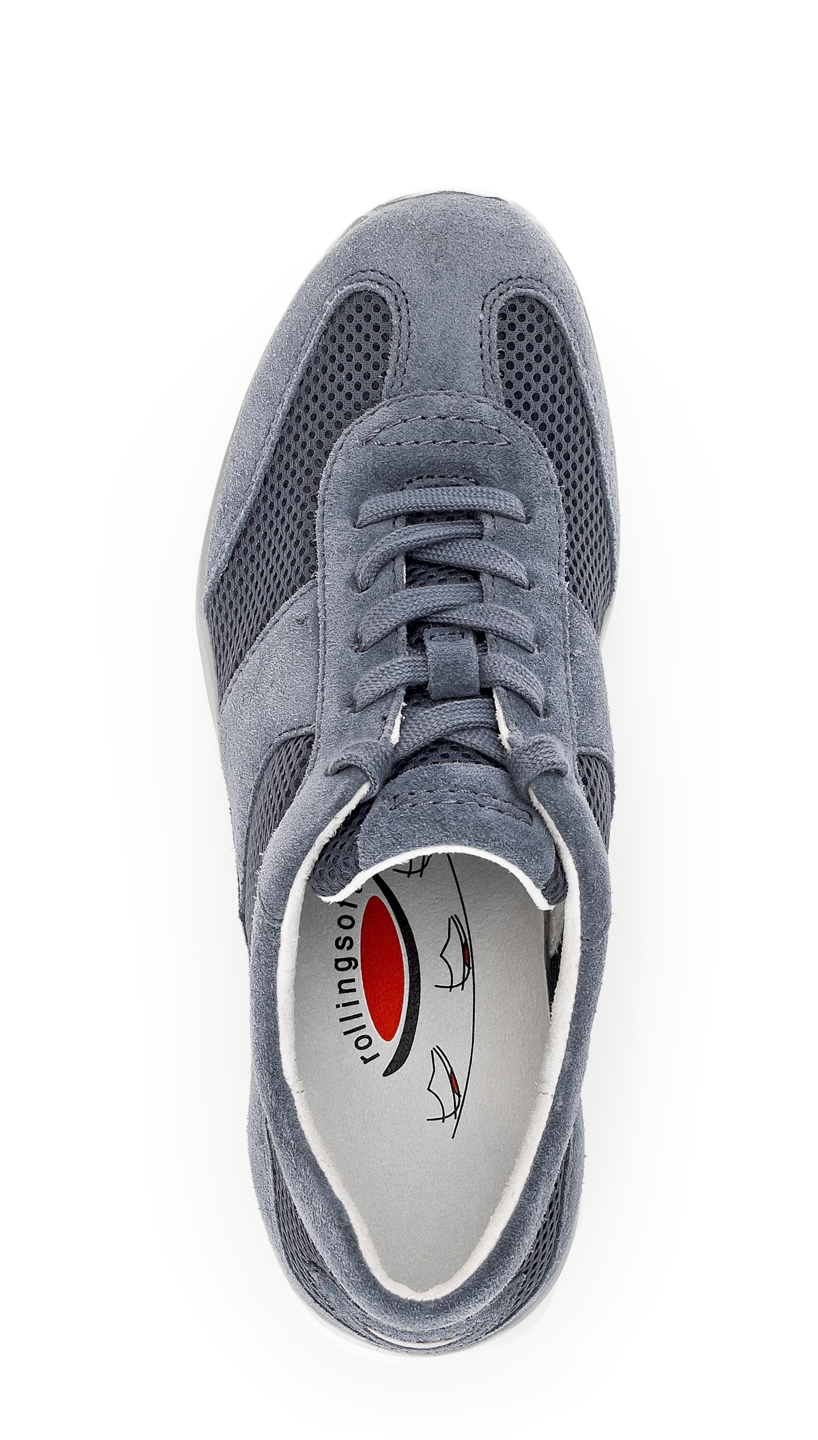 Gabor Rollingsoft Wedge Sneaker Blue 36 3