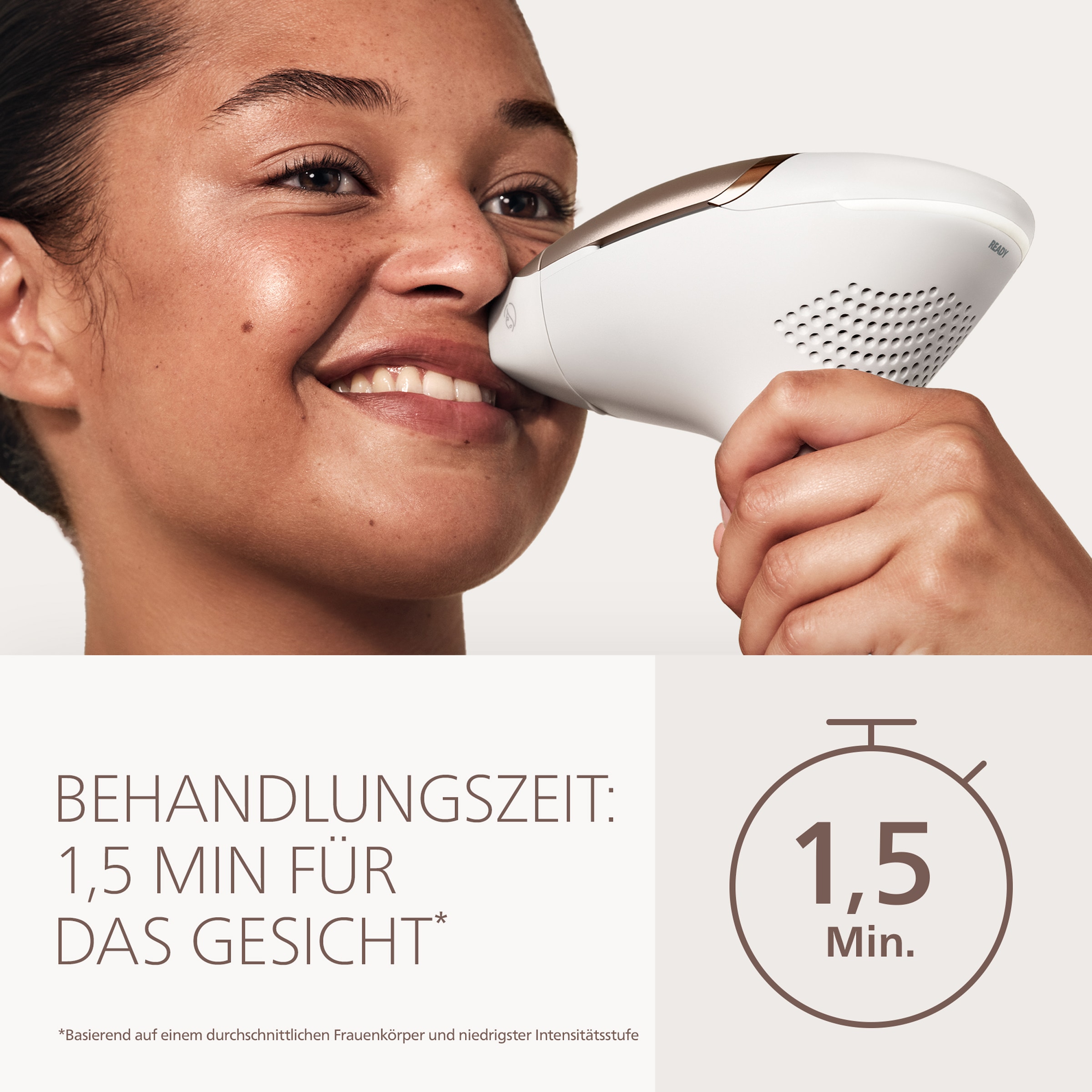 Philips IPL-Haarentferner »Philips Lumea Series 9000 BRI984/00, NEUHEIT« 4 Aufsätze (Achseln, Bikinizone, Körper, Gesicht)