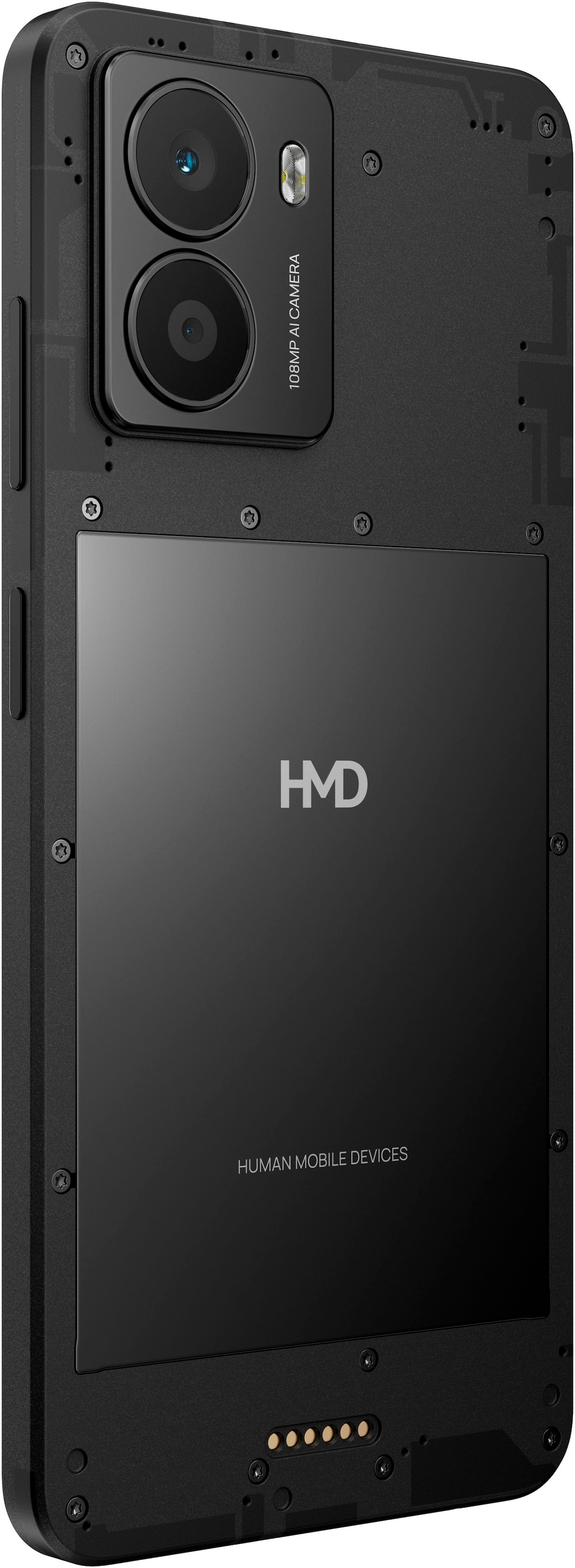 HMD Smartphone »Fusion 256 GB«, grau, Seitliche Tasten