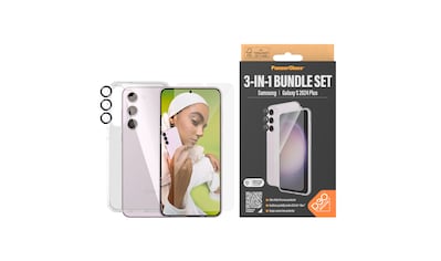 Displayschutzglas »3-in-1 Bundle Set Screen Protector, Case und Camera Lens...