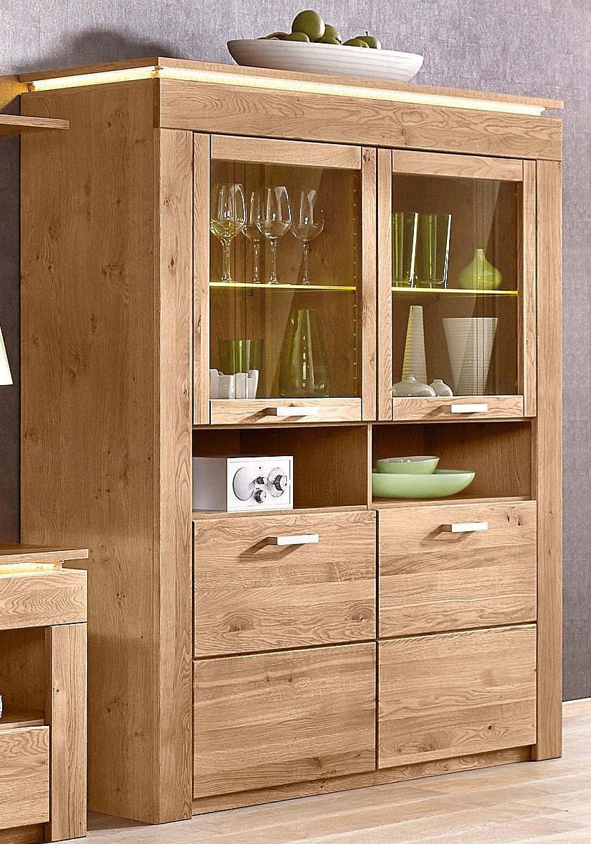 VOGL Möbelfabrik Vitrine Höhe 156 cm günstig online kaufen