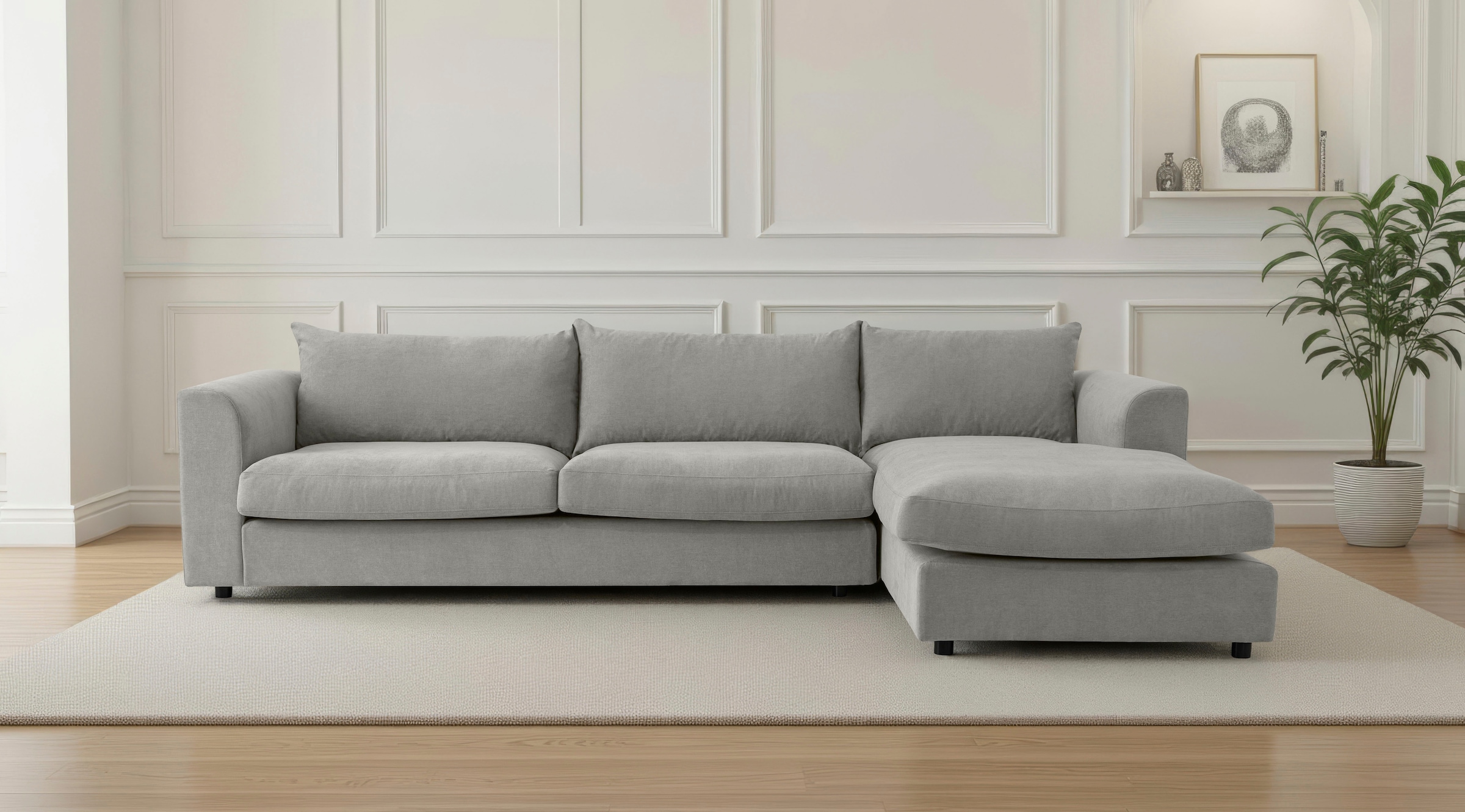 LeGer Home by Lena Gercke Ecksofa "Avelina" Breite 297 cm, in Cord- und Che günstig online kaufen