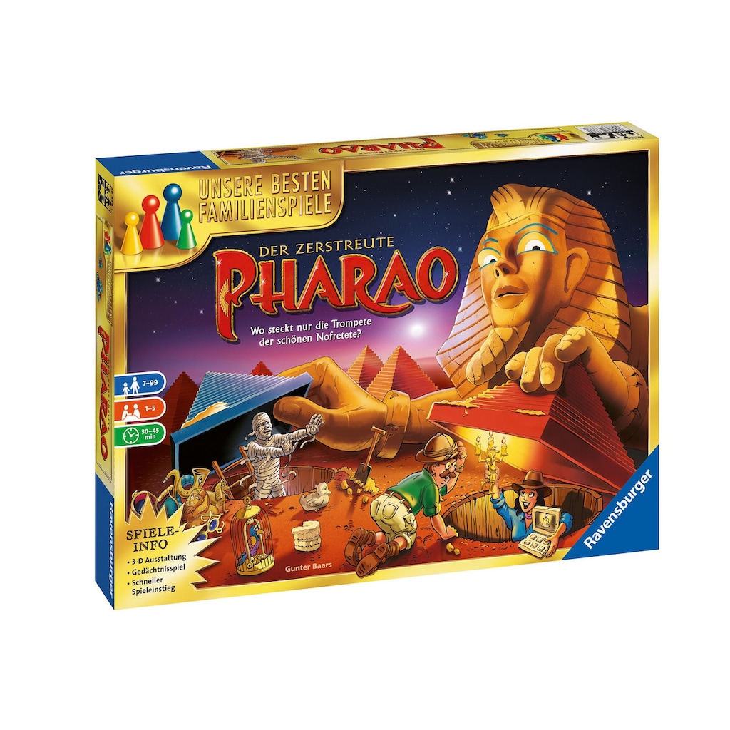 Ravensburger Spiel »Der zerstreute Pharao«, Made in Europe, FSC® - schützt Wald - weltweit