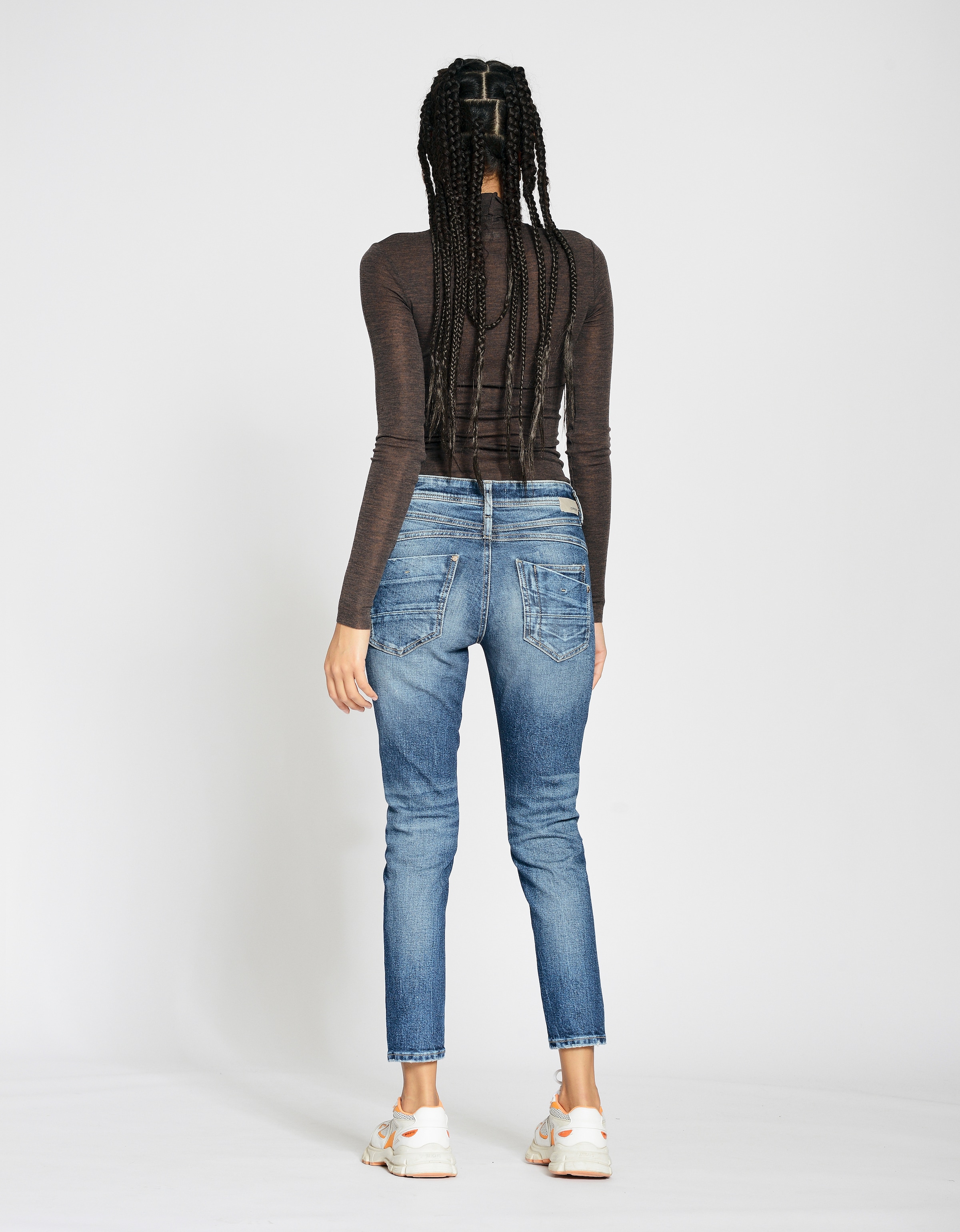 GANG Relax-fit-Jeans »94AMELIE CROPPED«, aus weicher Cord-Qualität