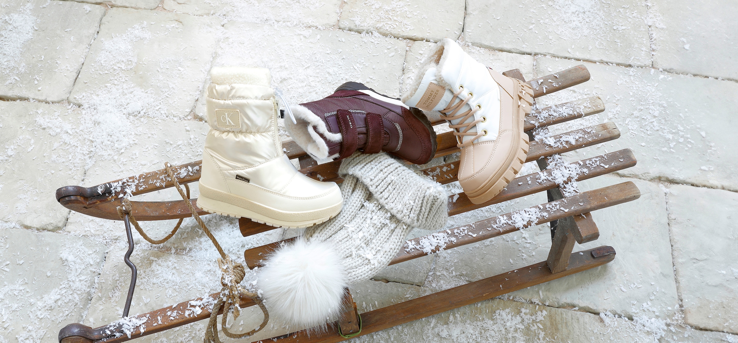 Geox Winterstiefel »J TREKKYUP GIRL B ABX«, Klettstiefel, Snowboots, Winterstiefel mit Warmfutter