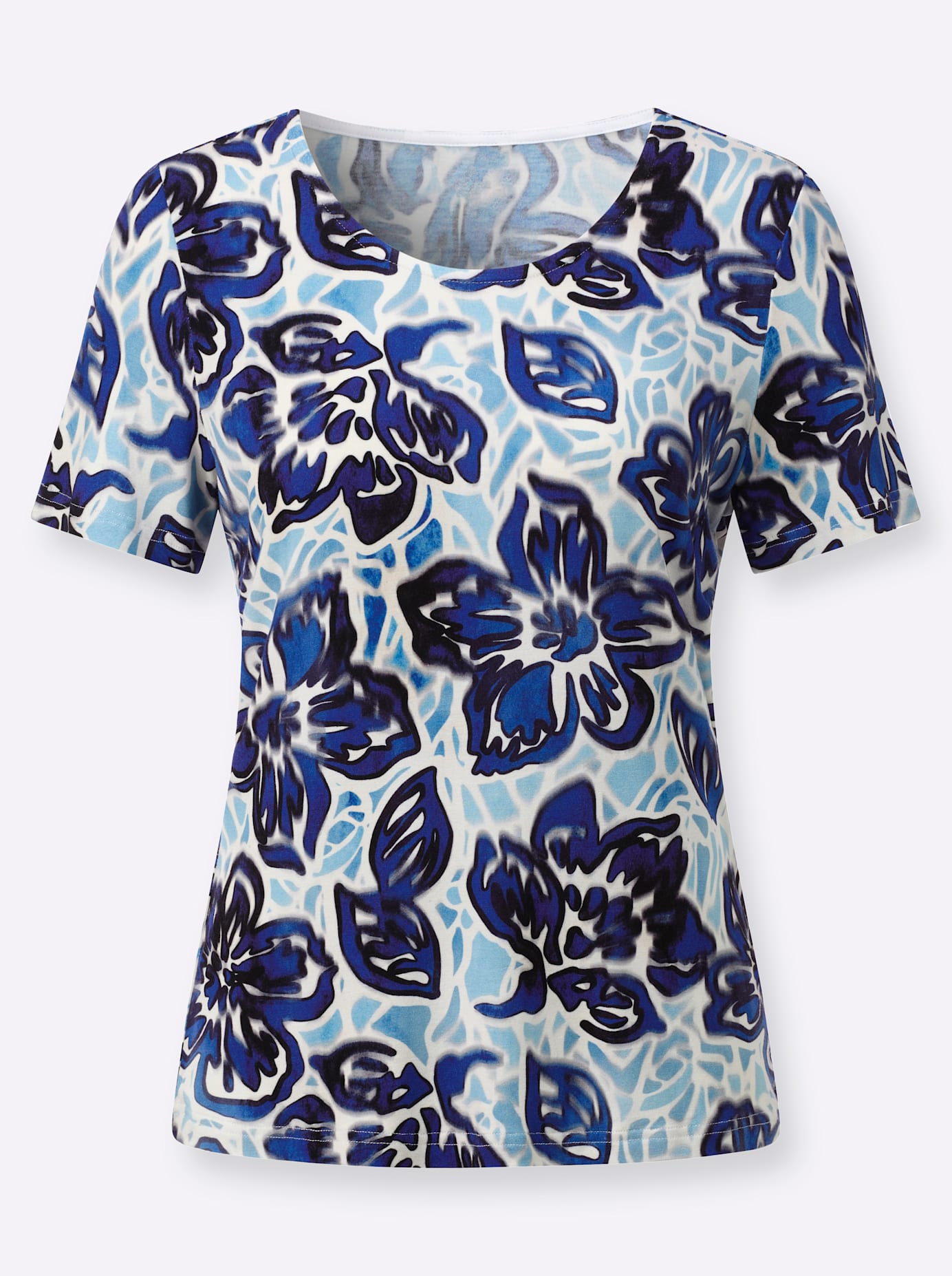 Thumbnail - Lady Print-Shirt "Druck-Shirt", 1 tlg.