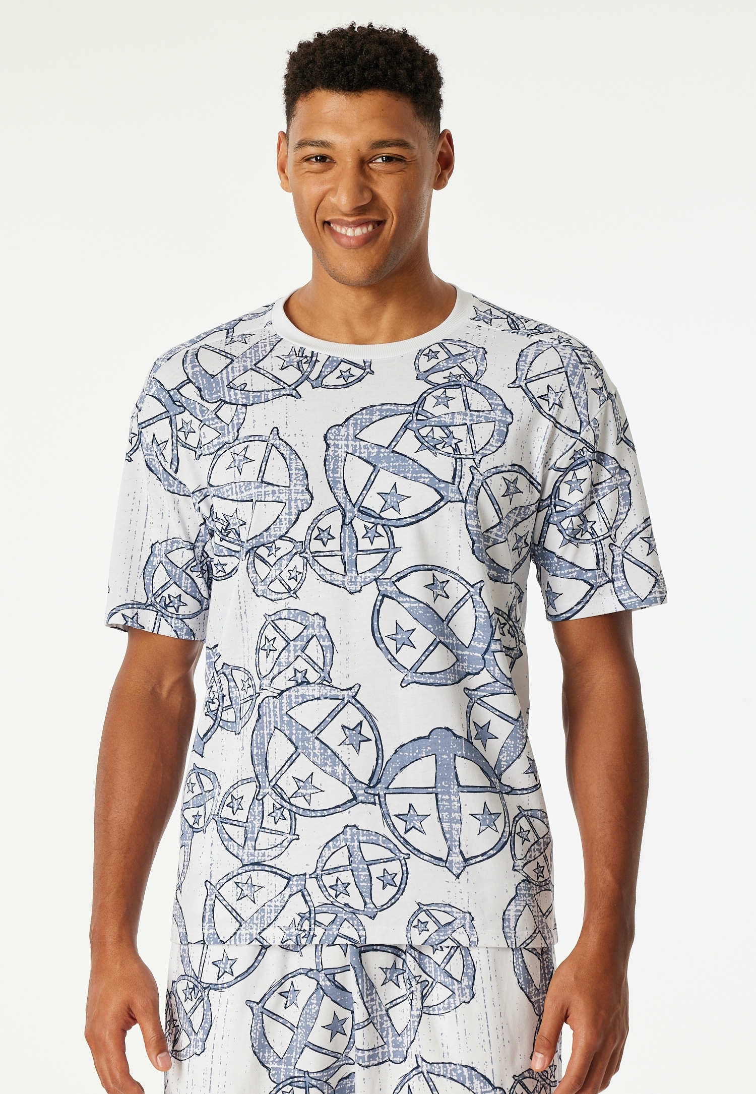 Schiesser Kurzarmshirt "SCHIESSER 150 YEARS", Rundhalsausschnitt, Baumwolle günstig online kaufen