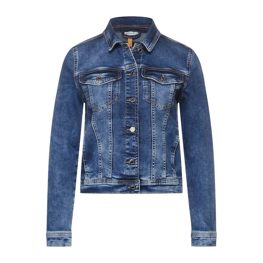 STREET ONE Jeansjacke, ohne Kapuze