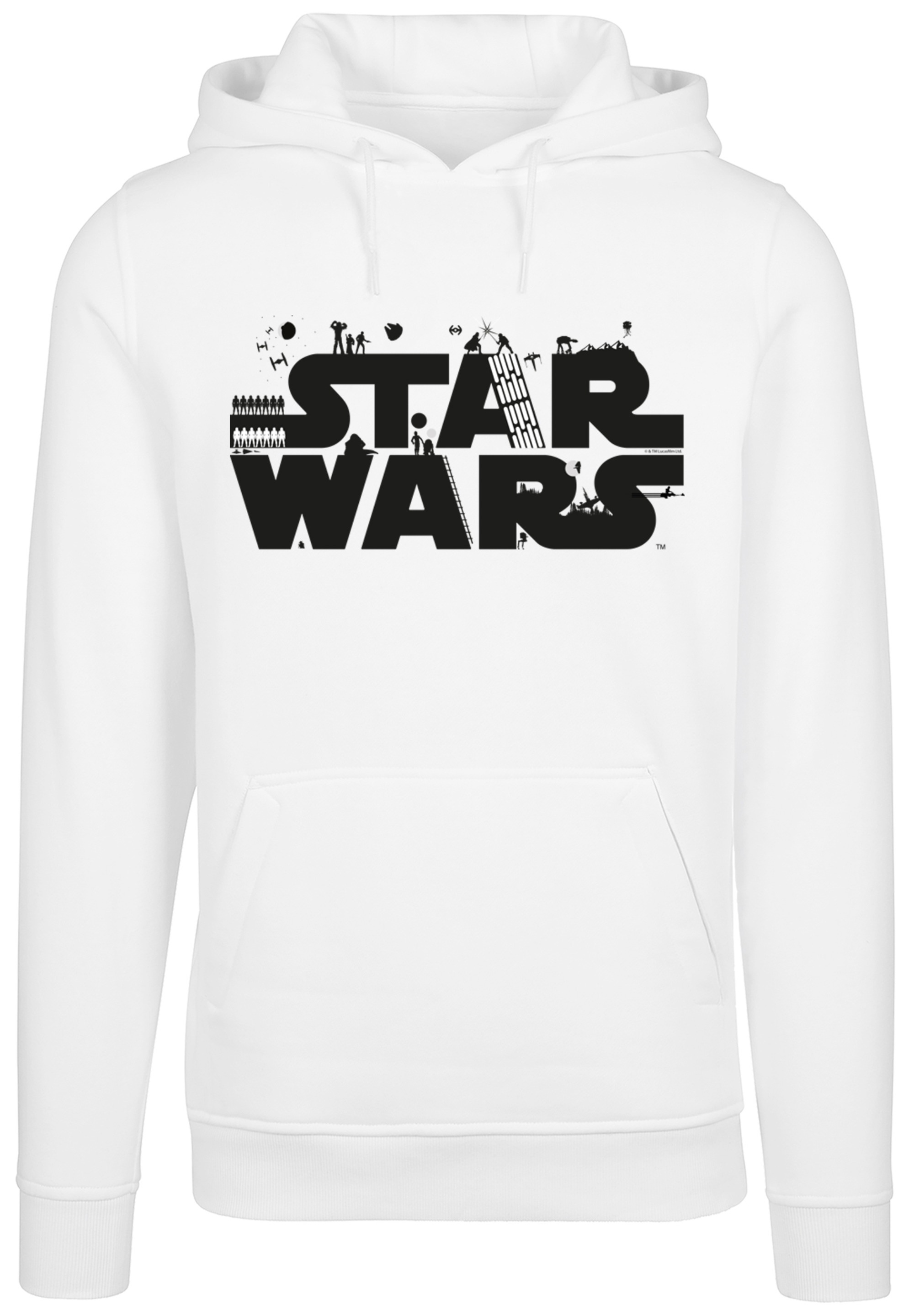 F4NT4STIC Sweatshirt »Star Wars Minimalist Logo«, Herren,Premium Merch,Slim-Fit,Kapuzenpullover,Bedruckt