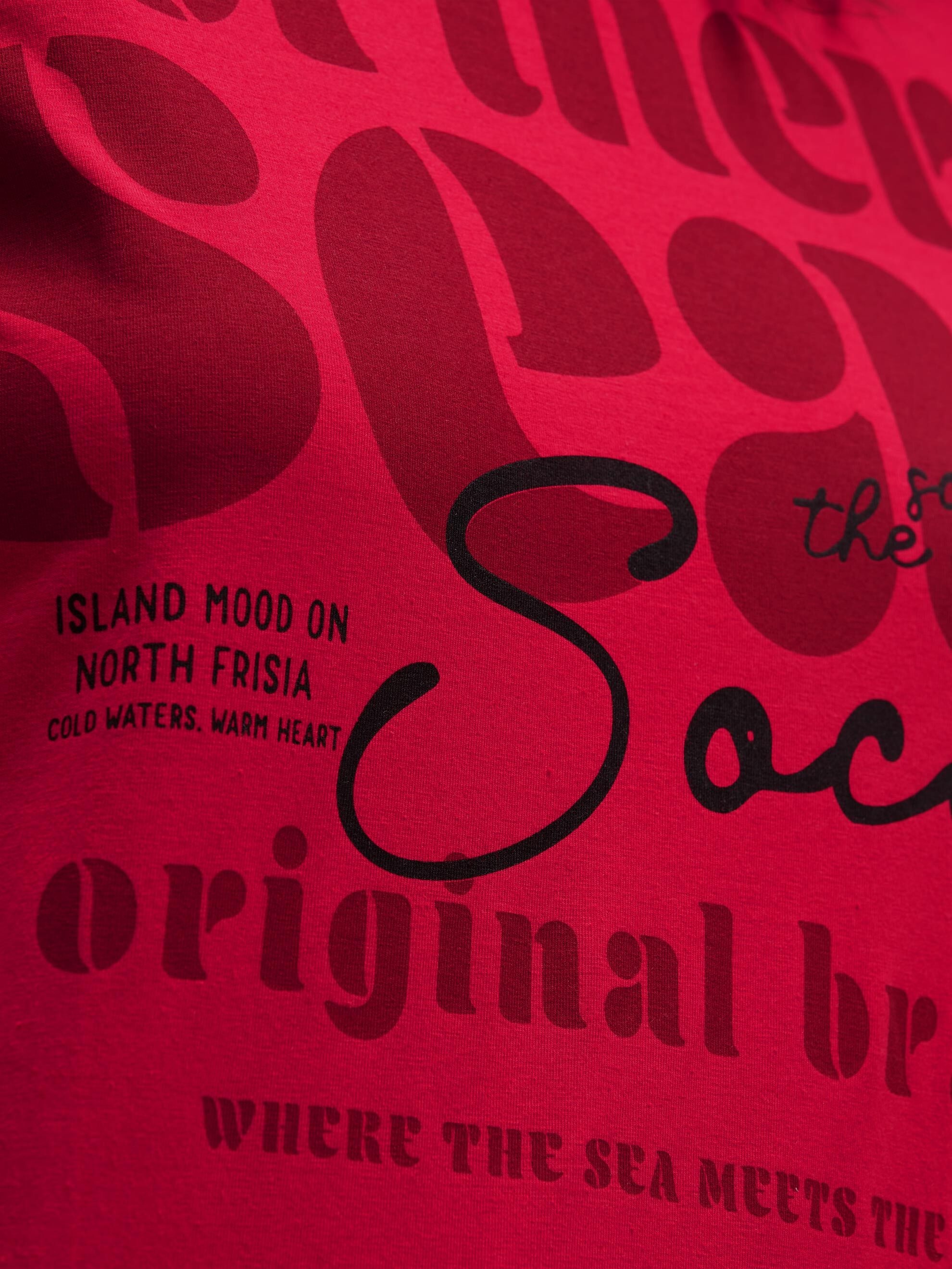SOCCX Rundhalsshirt mit Necktape