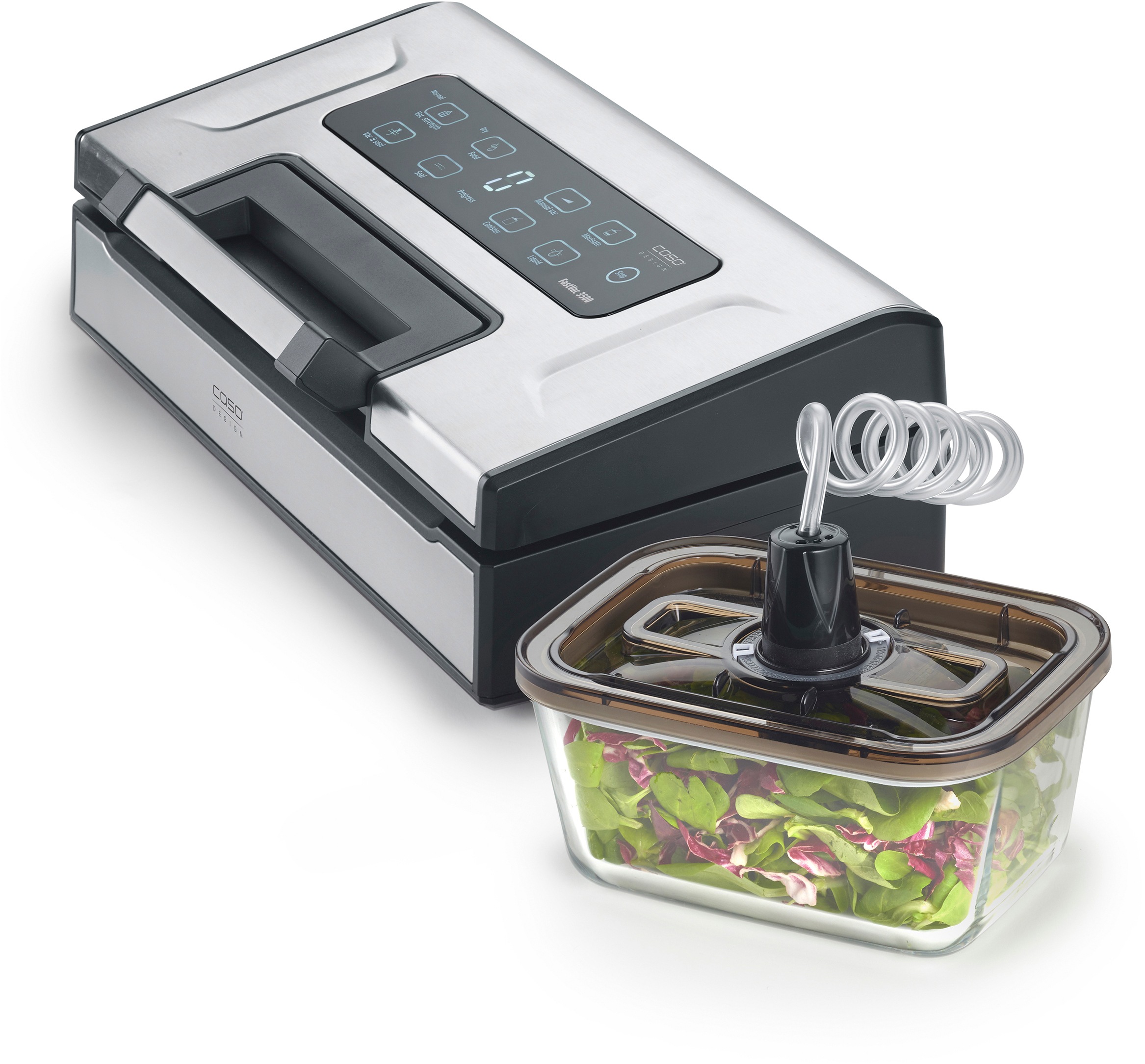 Caso Vakuumierer »1402 FastVac 3500« Rollenbreite 35 cm 180 W doppelte Schweißnaht für ein besonders sicheres Verschließen