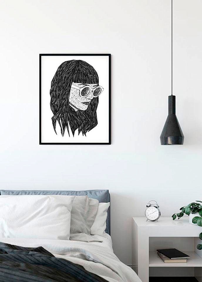 KOMAR Grid Monochrome Poster Multicolore 30x40cm 2