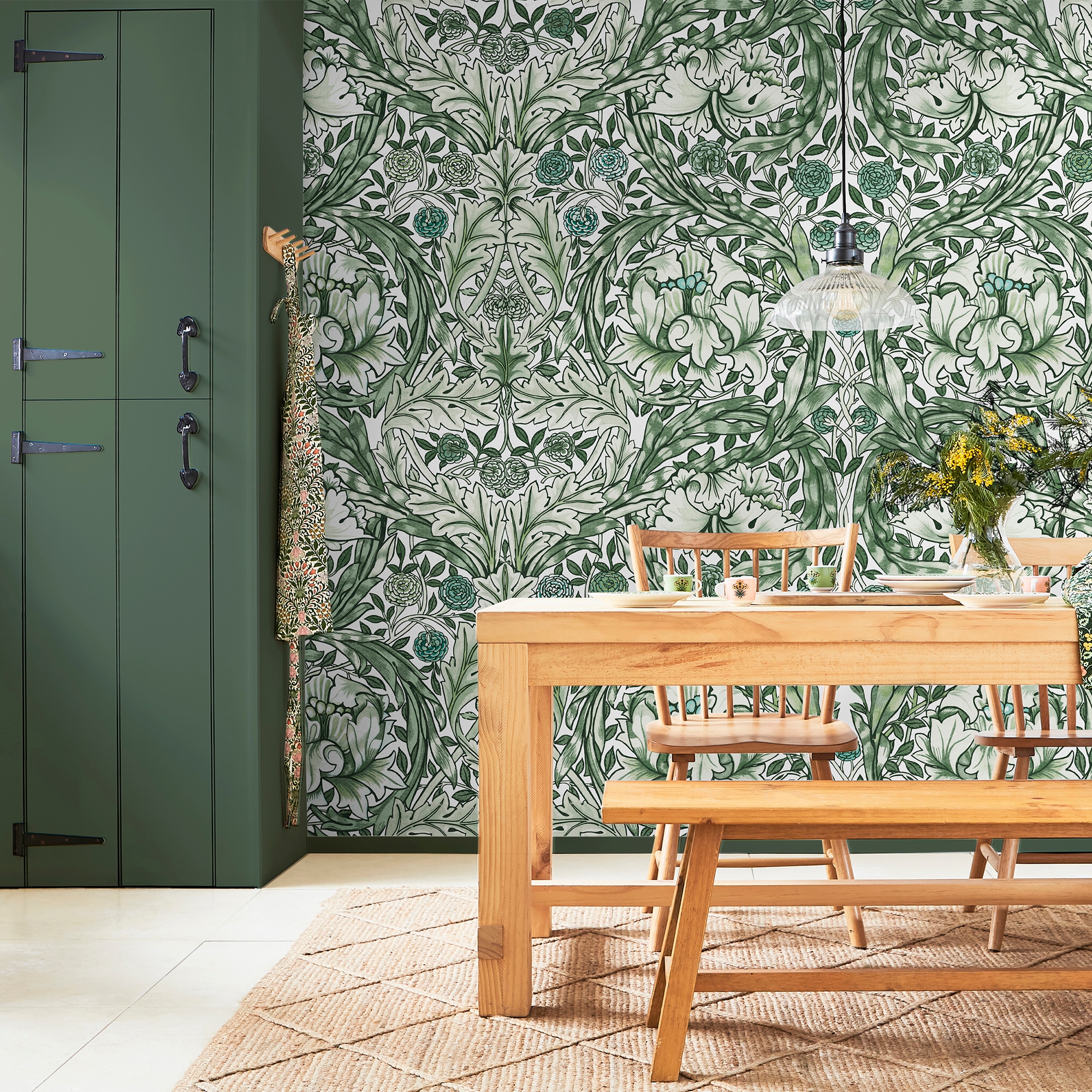 WILLIAM MORRIS AT HOME Vliestapete "African Marigold" Retro glatt 10mx52cm (ca. 5m2)