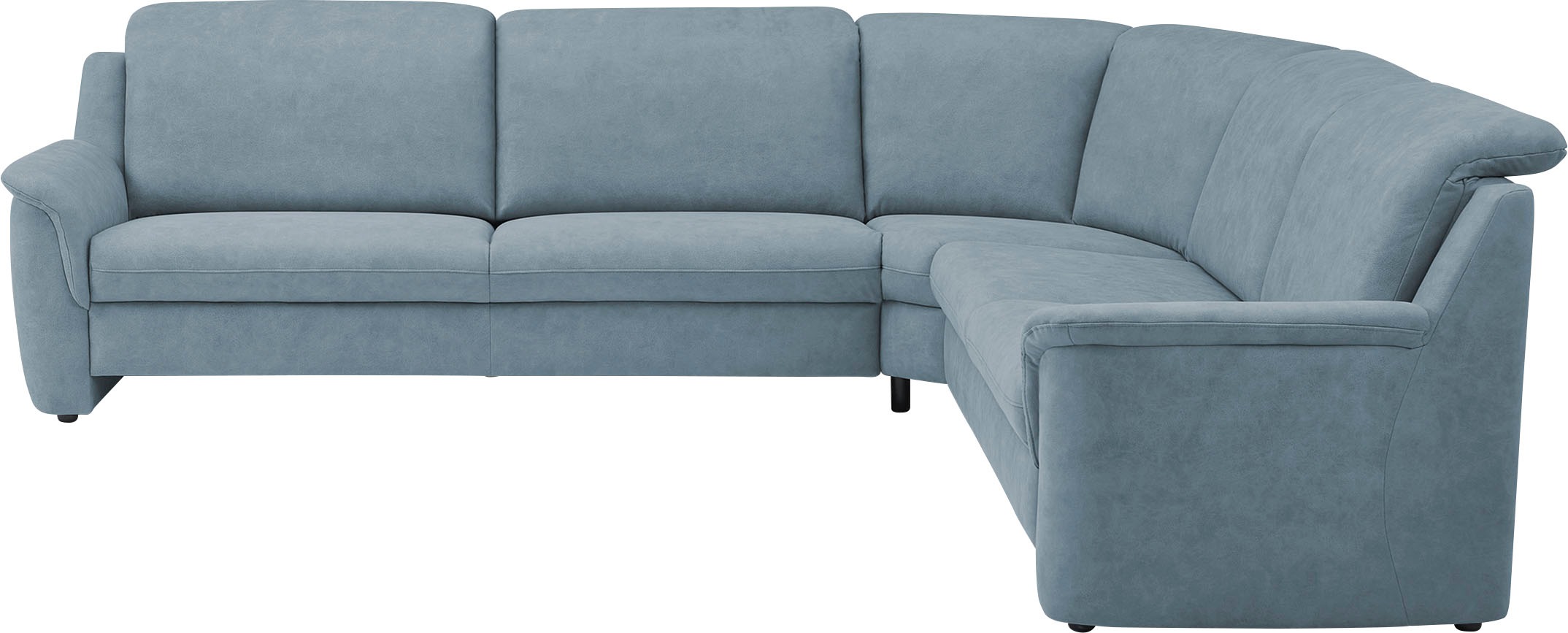 VILLA BECK Ecksofa »Garda L-Form«, (4 St.), inklusive Kopfteilverstellung, Stellmaß 277x245cm