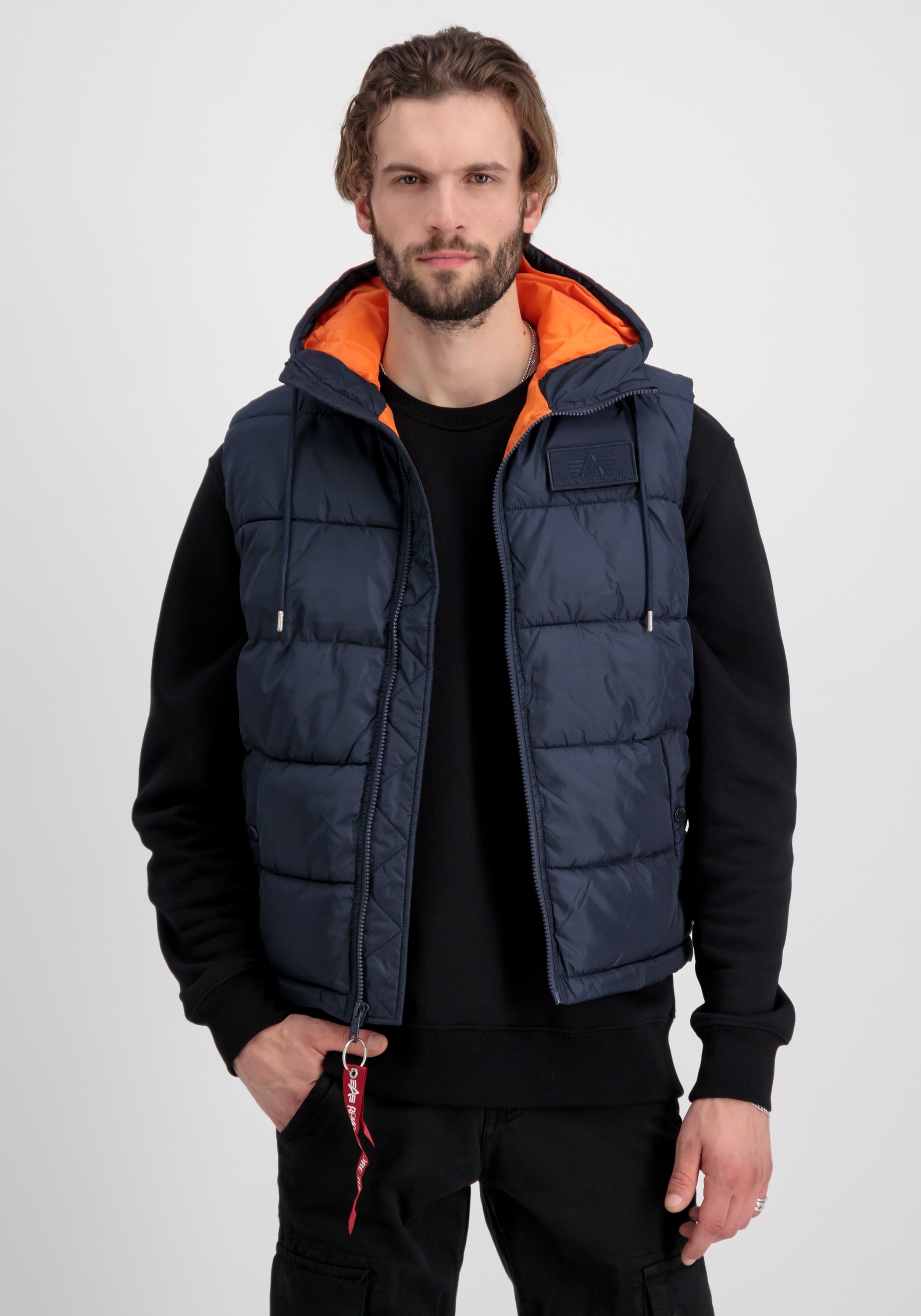 Alpha Industries Blouson "Alpha Industries Men - Vests Hooded Puffer Vest F günstig online kaufen