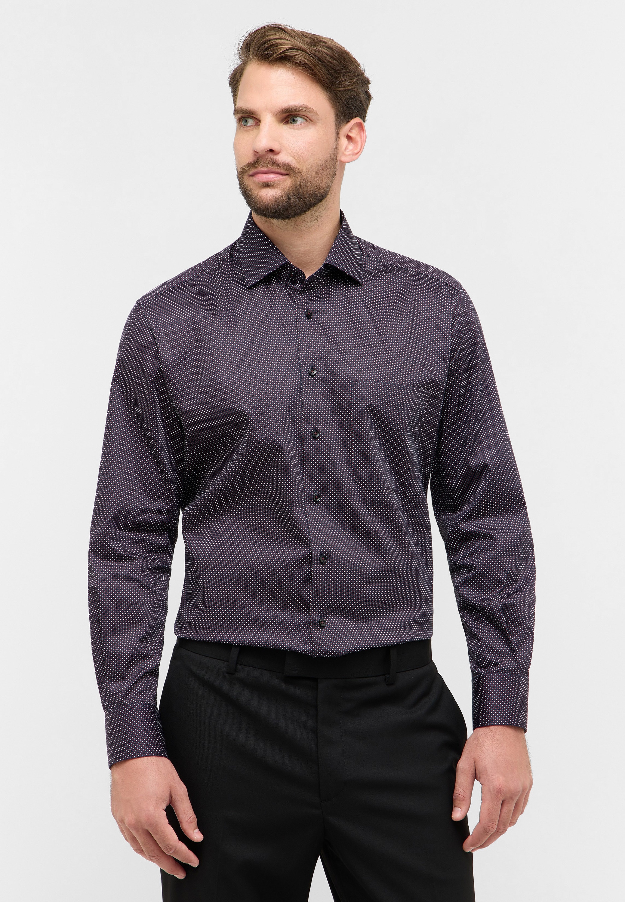 Eterna Langarmhemd "COMFORT FIT" NON IRON (bügelfrei) günstig online kaufen