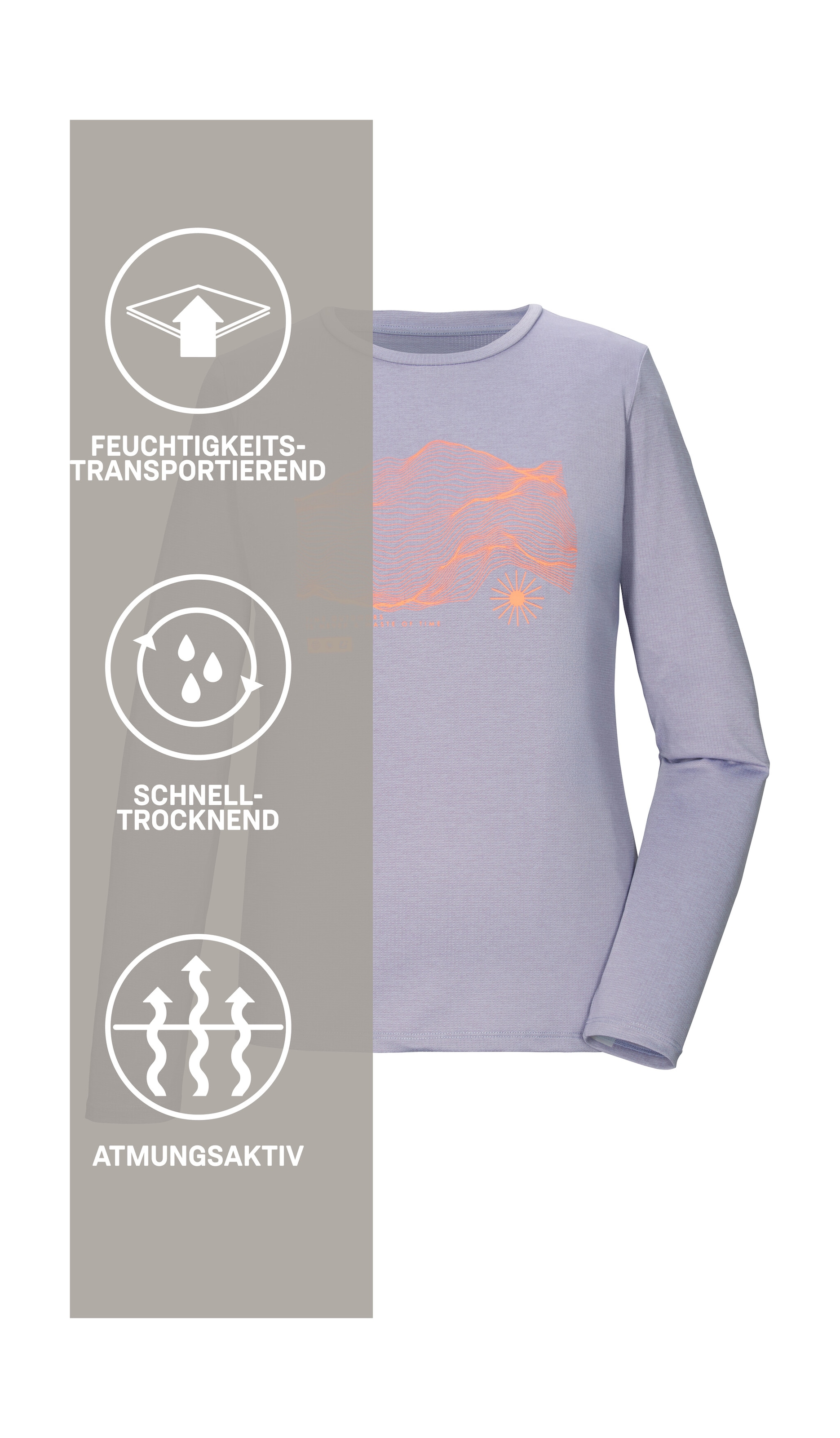 Killtec Langarmshirt »KOS 179 WMN LS SHRT« Weiches, strapazierfähiges, atmungsaktives Langarmshirt