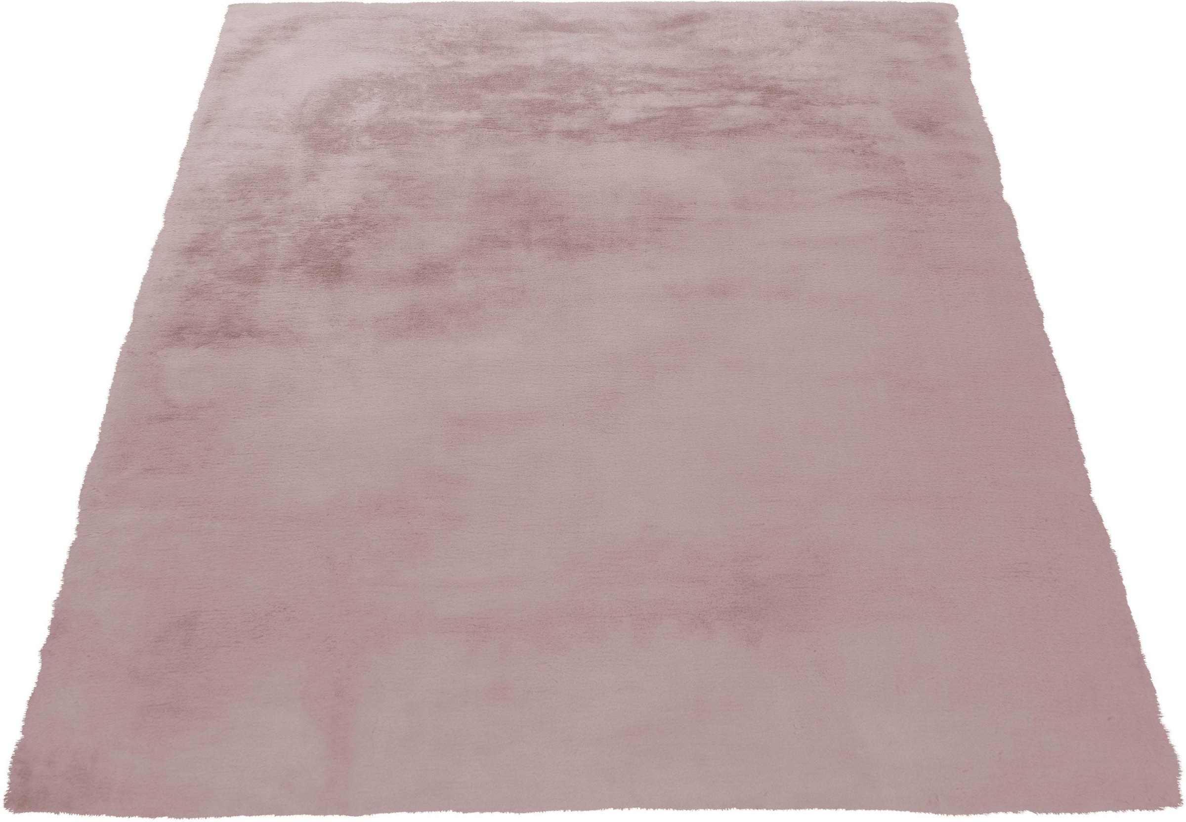 Fellteppich MY HOME "Alvin" Gr. 6, rosa, B:180cm H:45mm L:280cm, Kunstfaser, Teppiche, Fellteppich, Teppich in Kaninchenfell-Optik und Haptik, Kunstfell 3