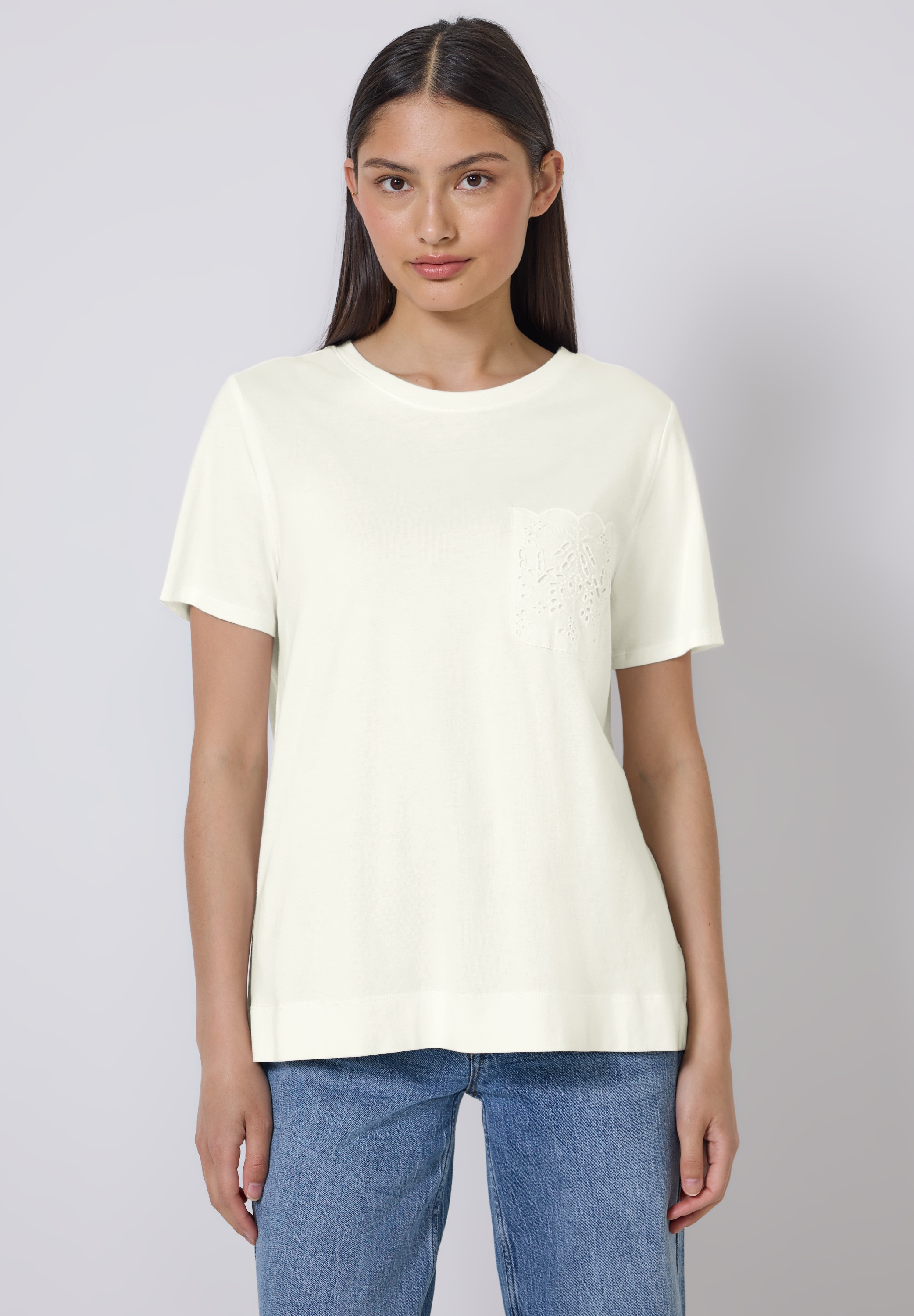 STREET ONE STUDIO T-Shirt, im soften Baumwoll-Mix günstig online kaufen
