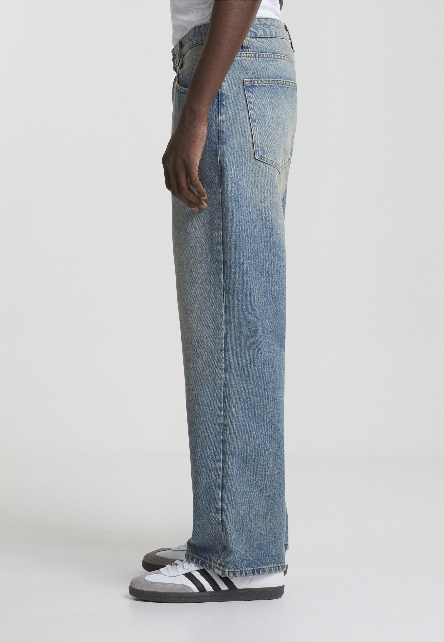 2Y Studios Adrik Basic Baggy Jeans Vintage Blau 31 3
