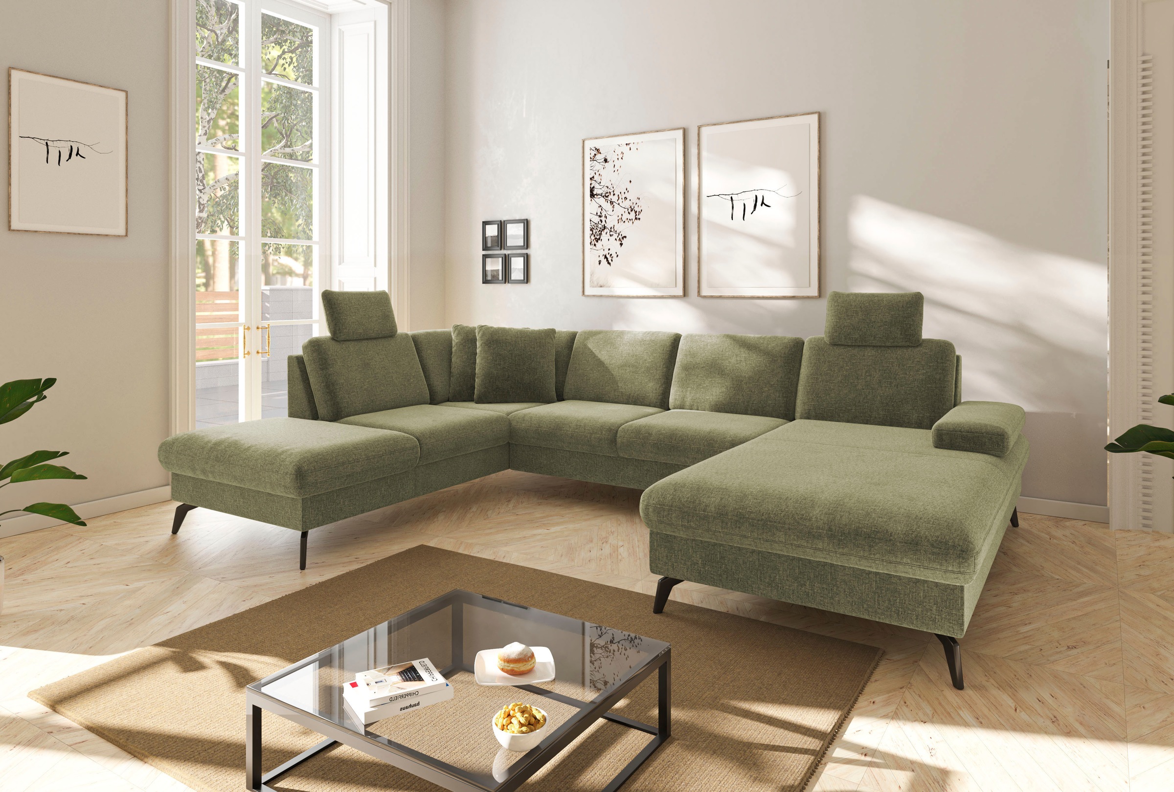 sit&more Wohnlandschaft "Morris Jubi U-Form", inkl. Armteilfunktion und 1 Z günstig online kaufen