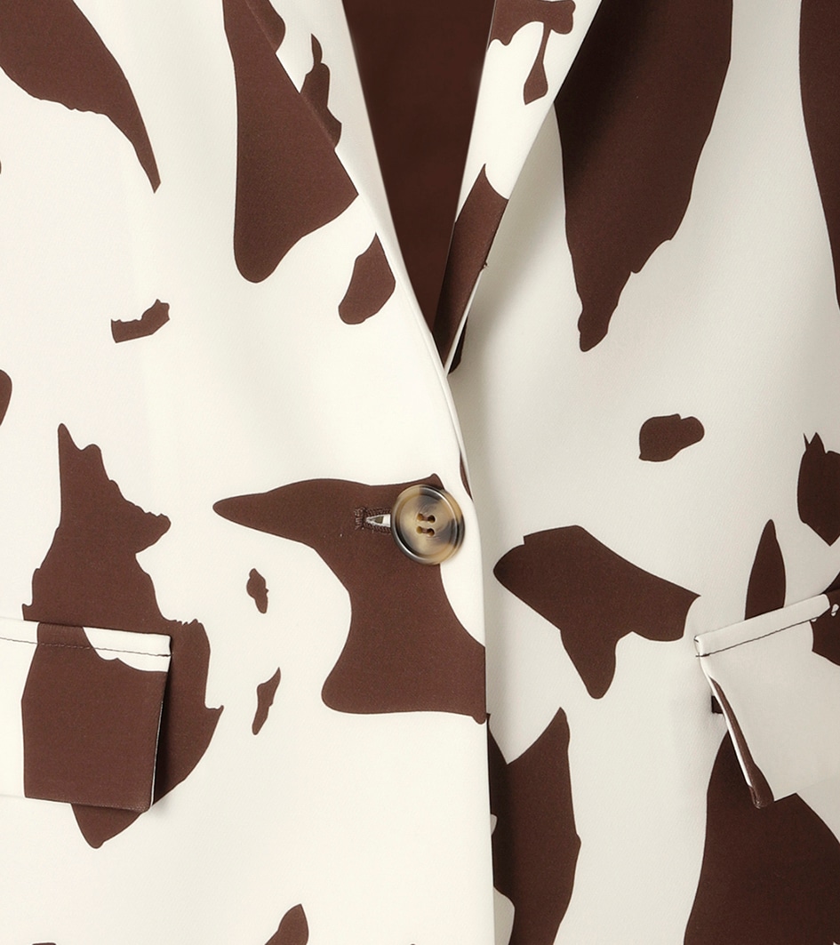 Aniston CASUAL Longblazer mit topaktuellen Kuh-Flecken -jedes Teil ein Unikat - NEUE KOLLEKION