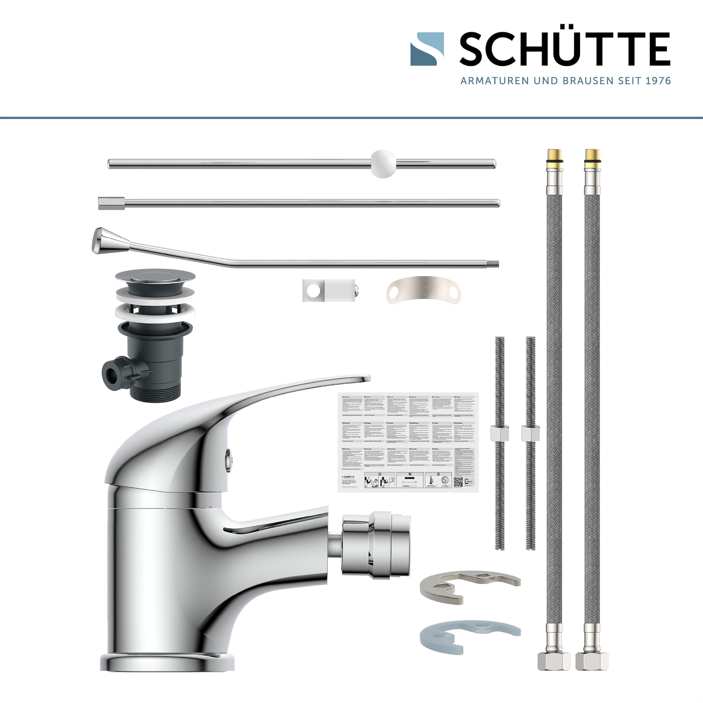 Schütte Bidetarmatur »Athos« zierlich, Chrom