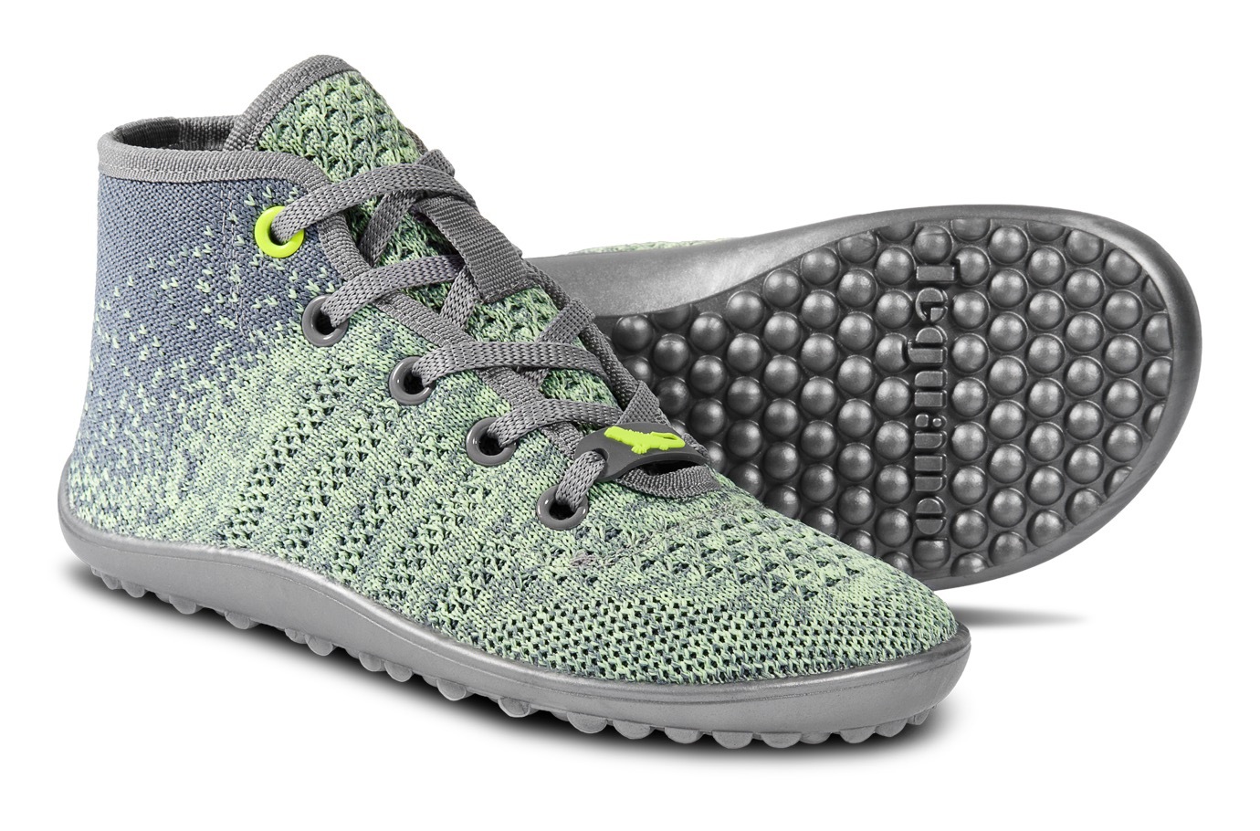 Leguano Barfußschuh »leguanito go«, Schnürer, High-Top-Sneaker mit biegsamer LIFOLIT®Sohle