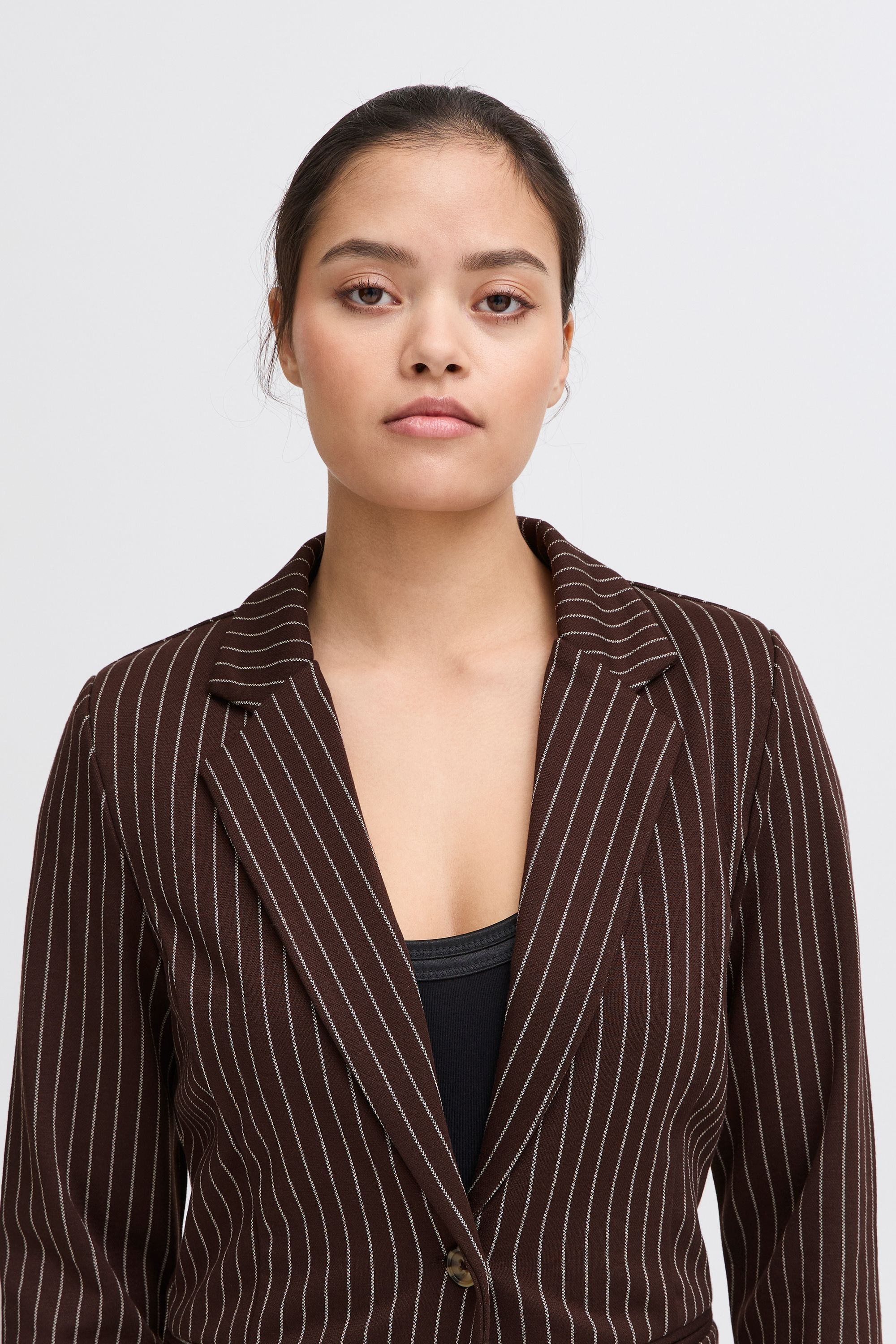 Ichi Kurzblazer »Kurzblazer IXKATE PINSTRIPED BL«